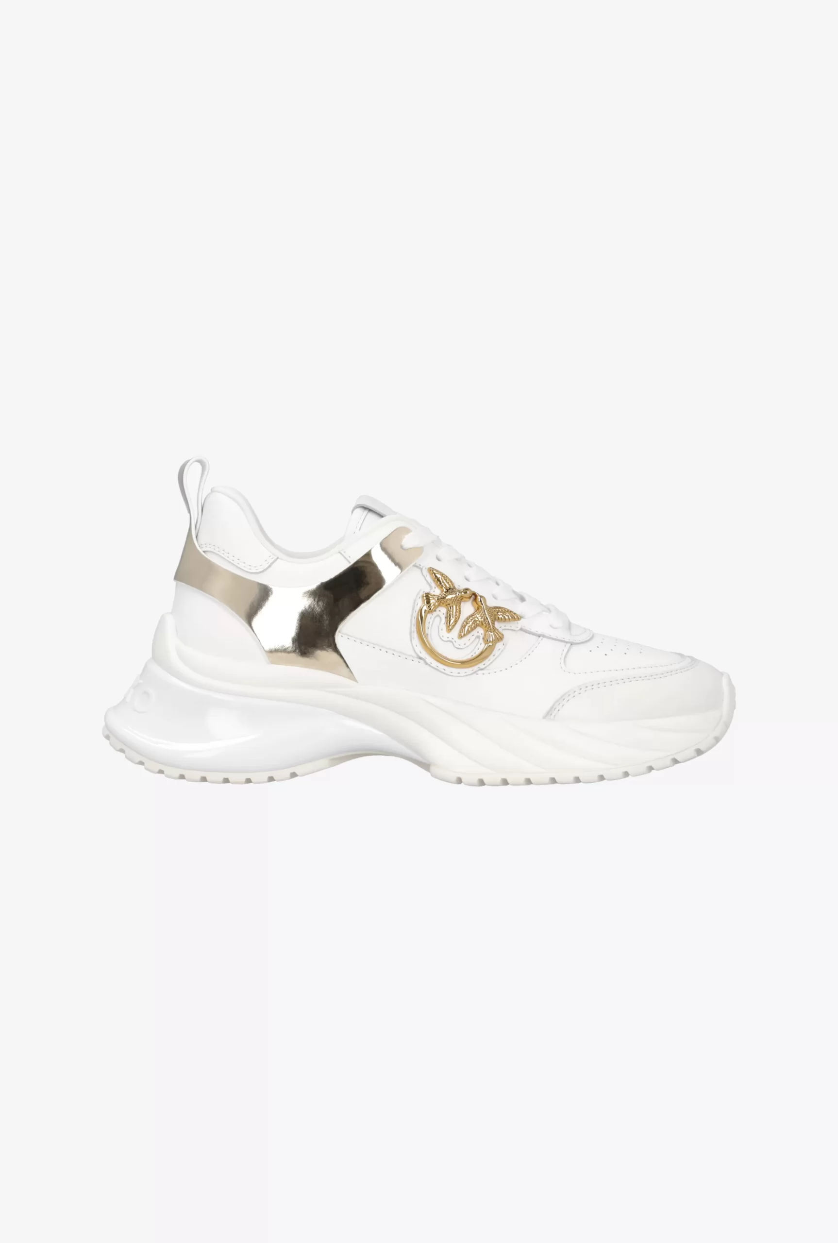 PINKO Ariel Sneakers With Mirror-effect Insert Flash Sale