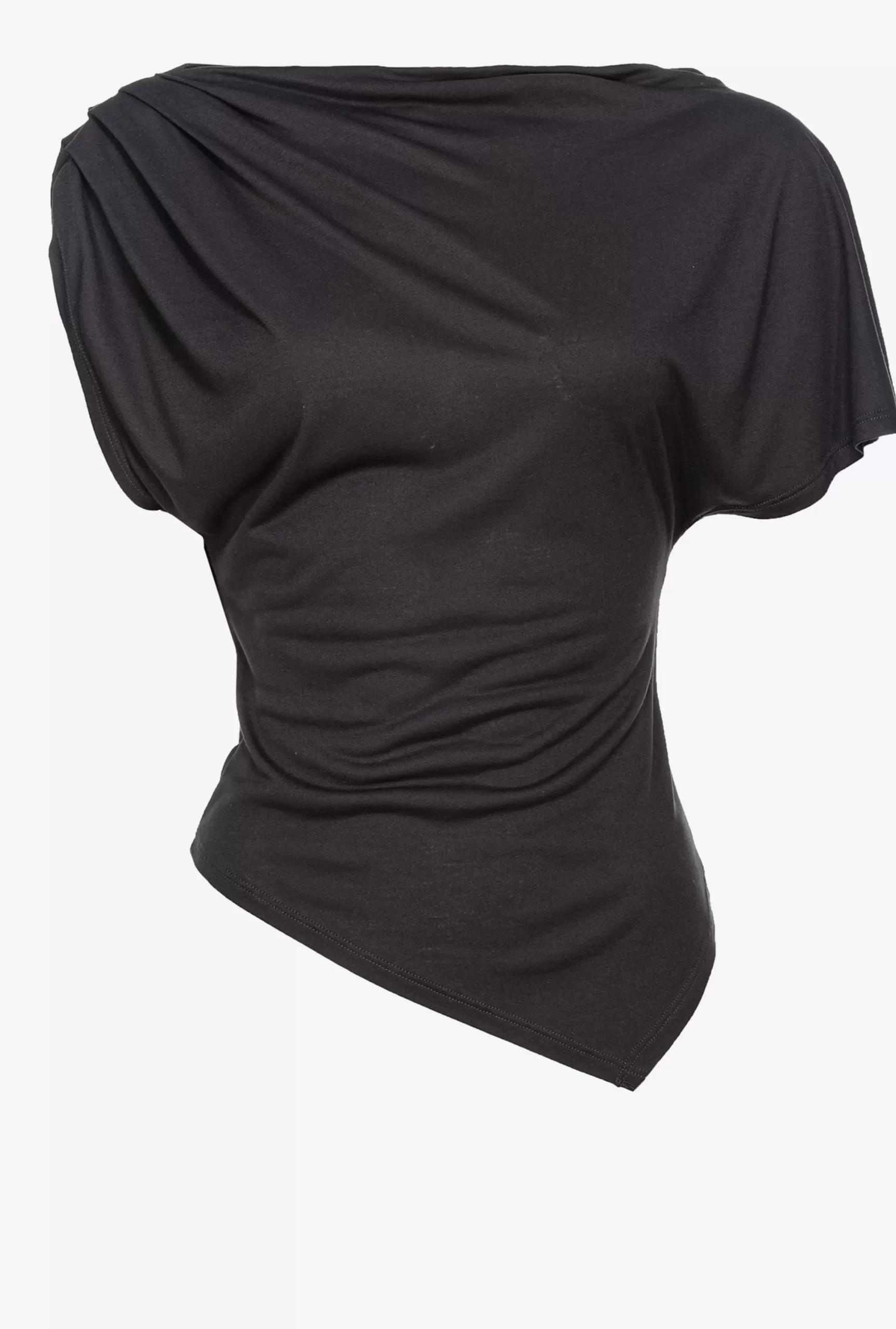 PINKO Asymmetric Top In Flowing Jersey Fashion