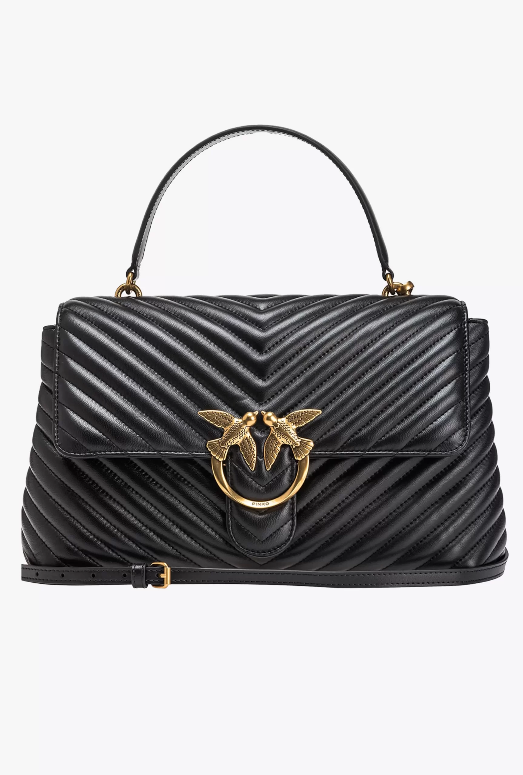 PINKO Big Lady Love Bag Puff Chevron Store