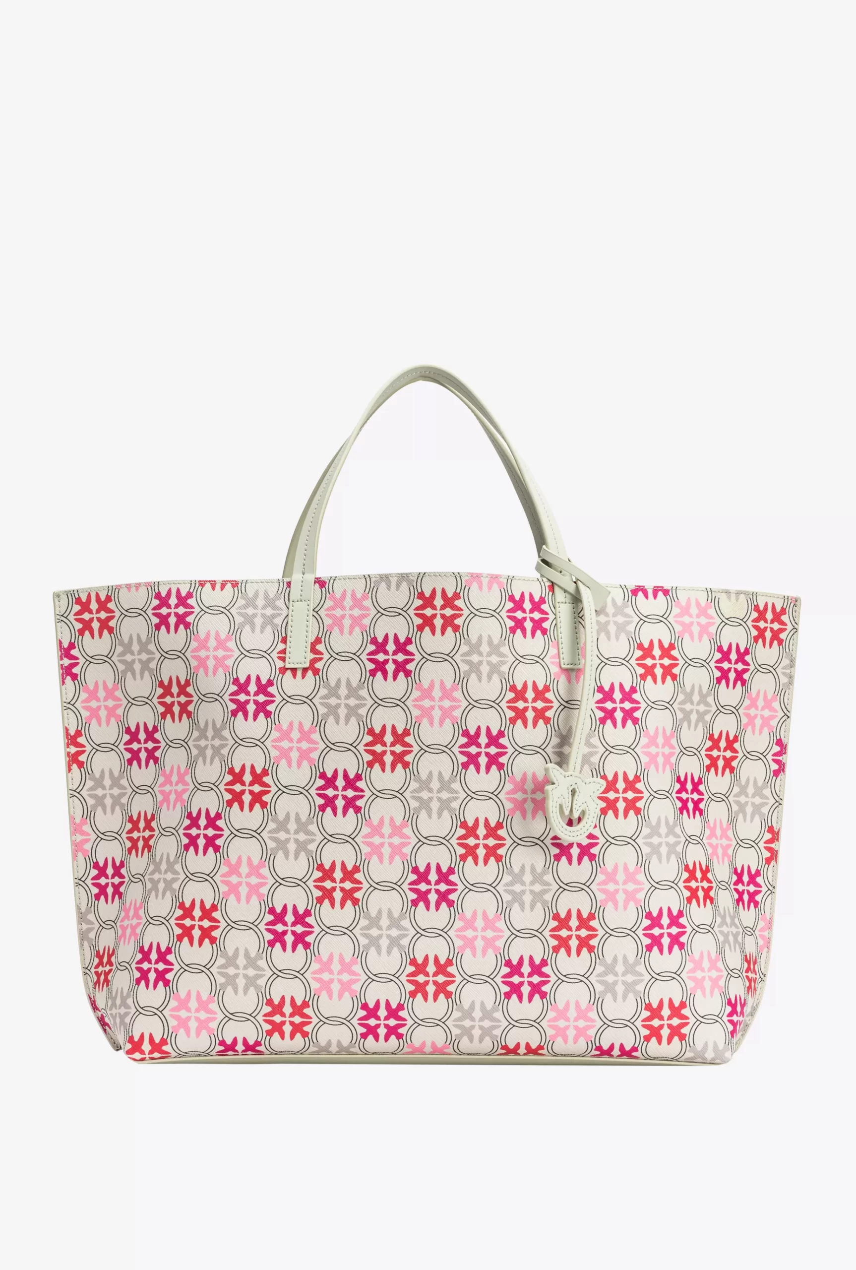 PINKO Big Shopper Bag With Logo Print Sale