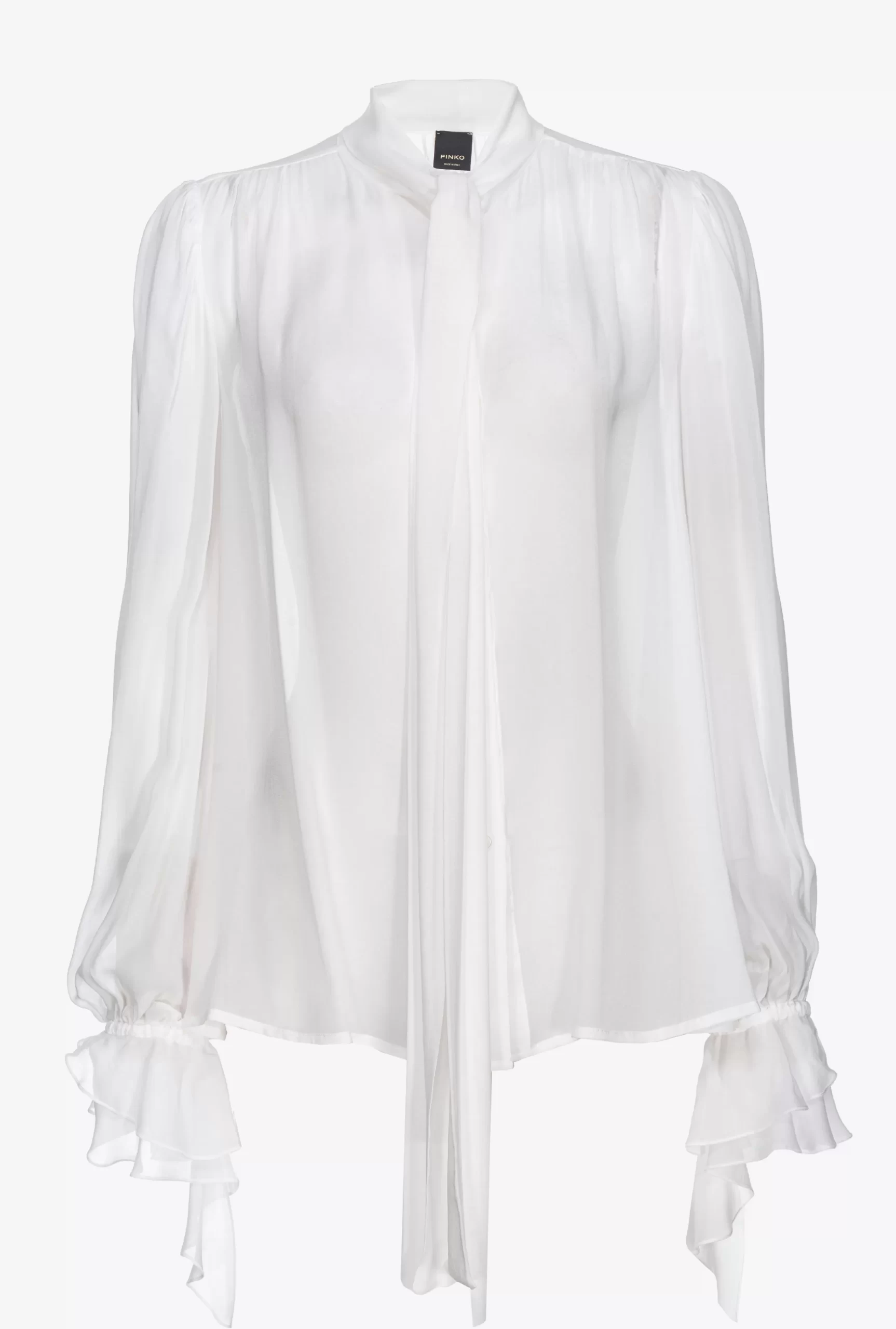 PINKO Blouse With Bow And Ruching Online