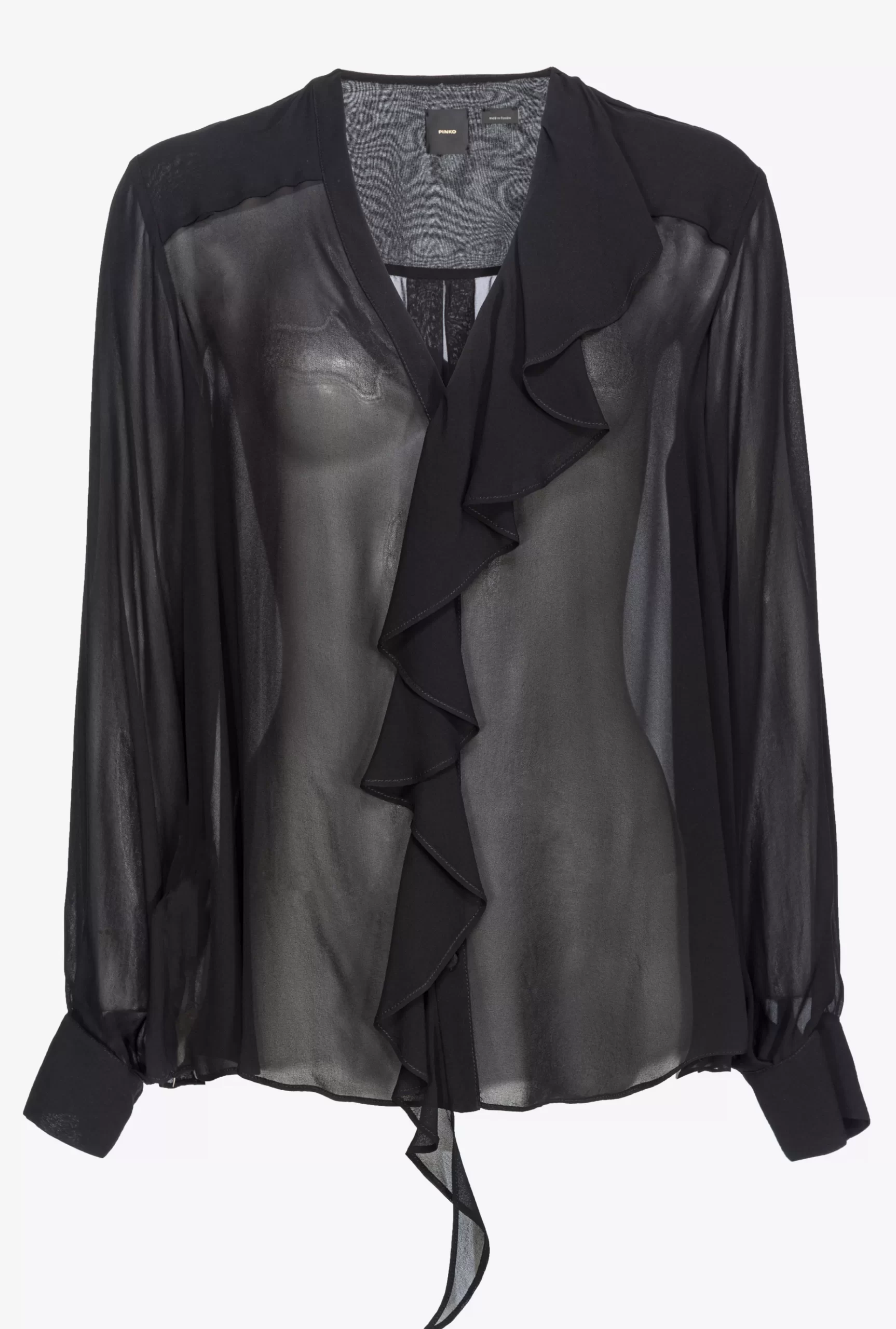 PINKO Blouse With Ruffled Detailing Best Sale