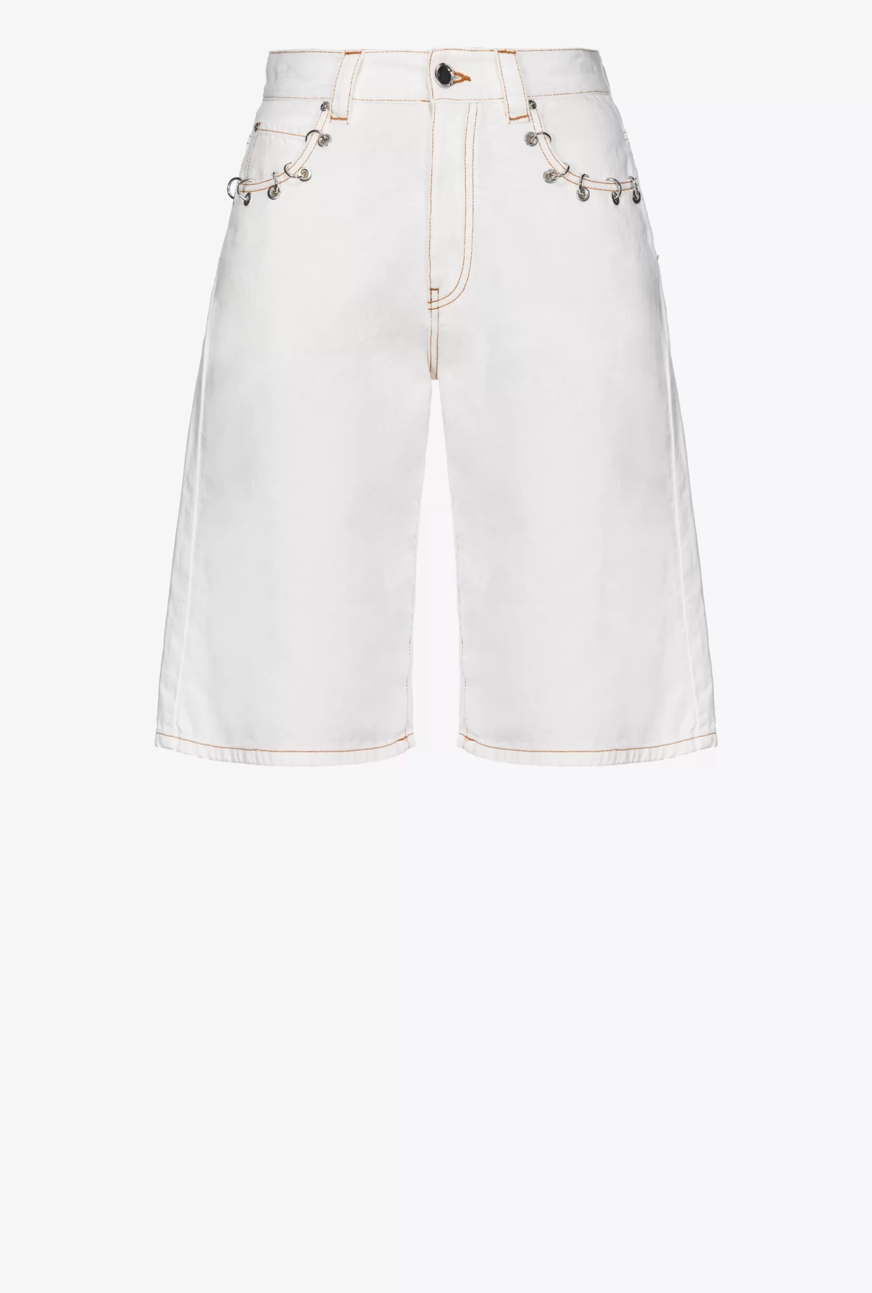 PINKO Bull Bermuda Shorts With Piercing Detail Online