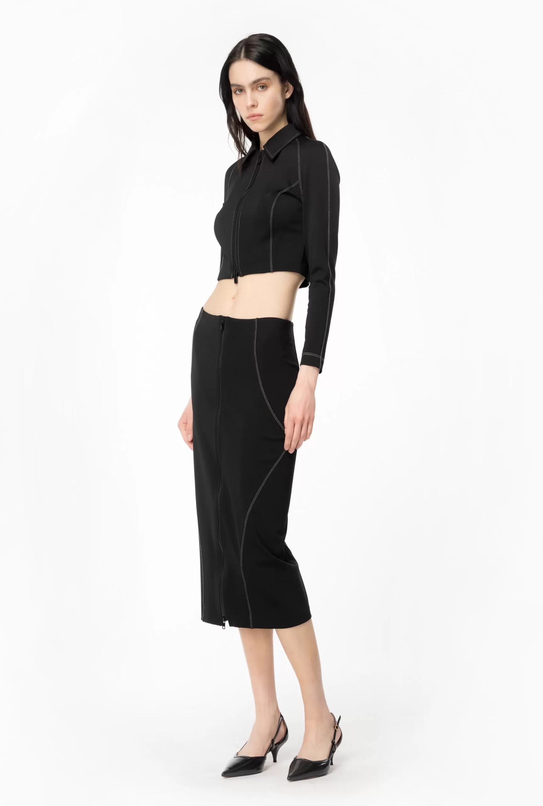 PINKO Calf-length Scuba Skirt Best Sale