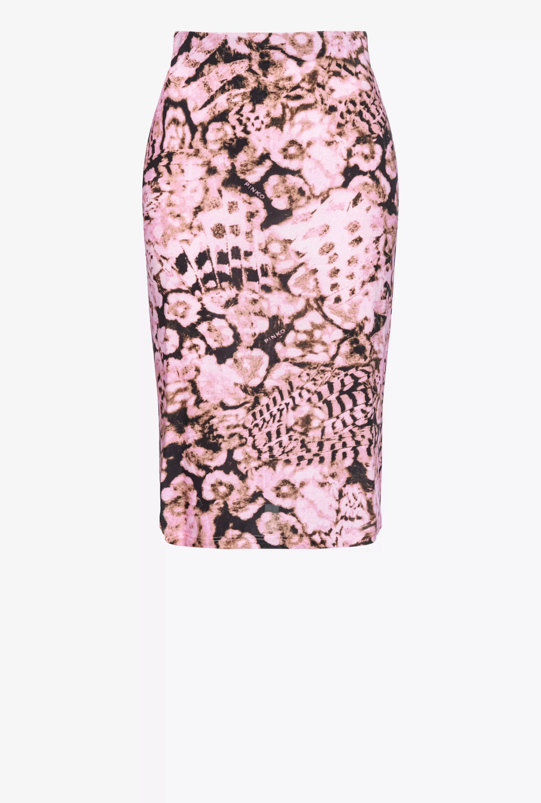 PINKO Calf-length Skirt With Scanner Coral Print Online