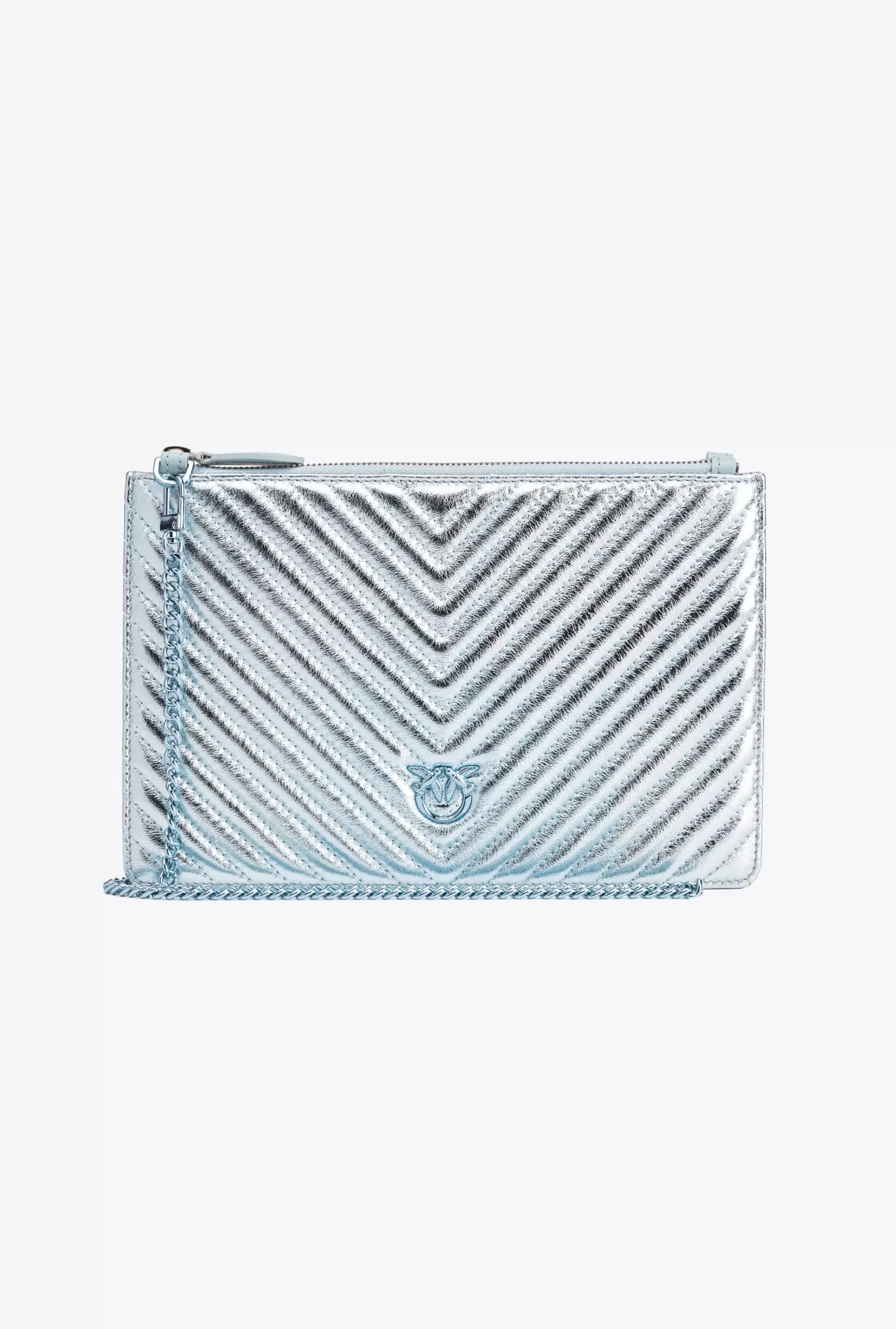 PINKO Classic Flat Bag Metal Chevron Cheap