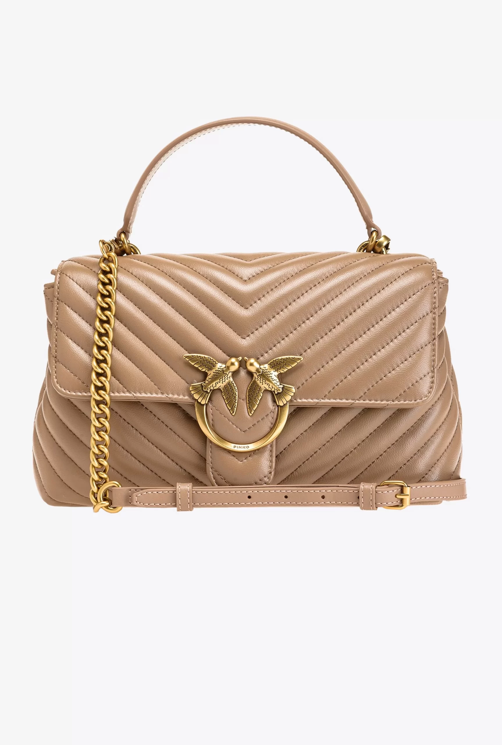 PINKO Classic Lady Love Bag Puff Chevron Outlet