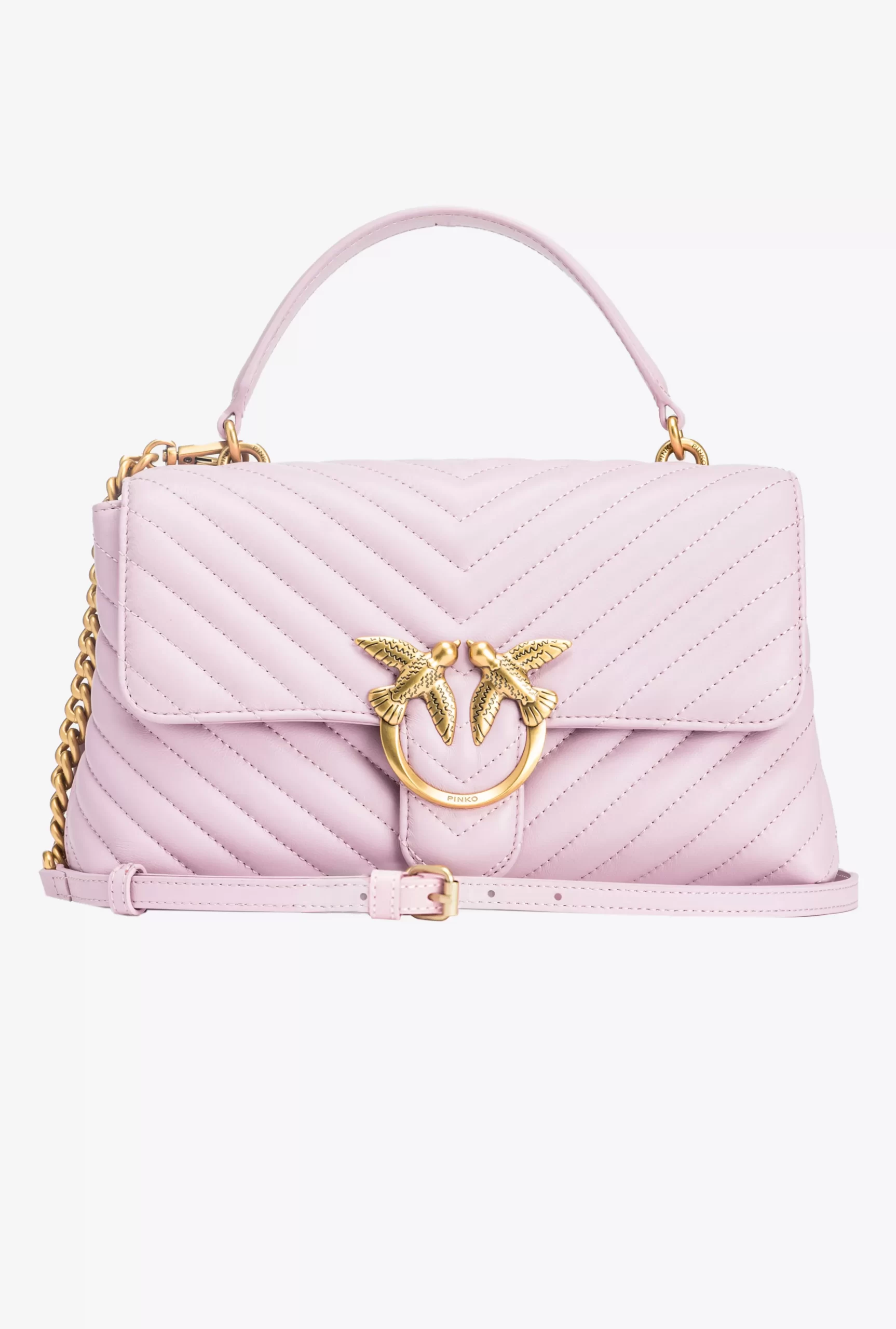 PINKO Classic Lady Love Bag Puff Chevron Online