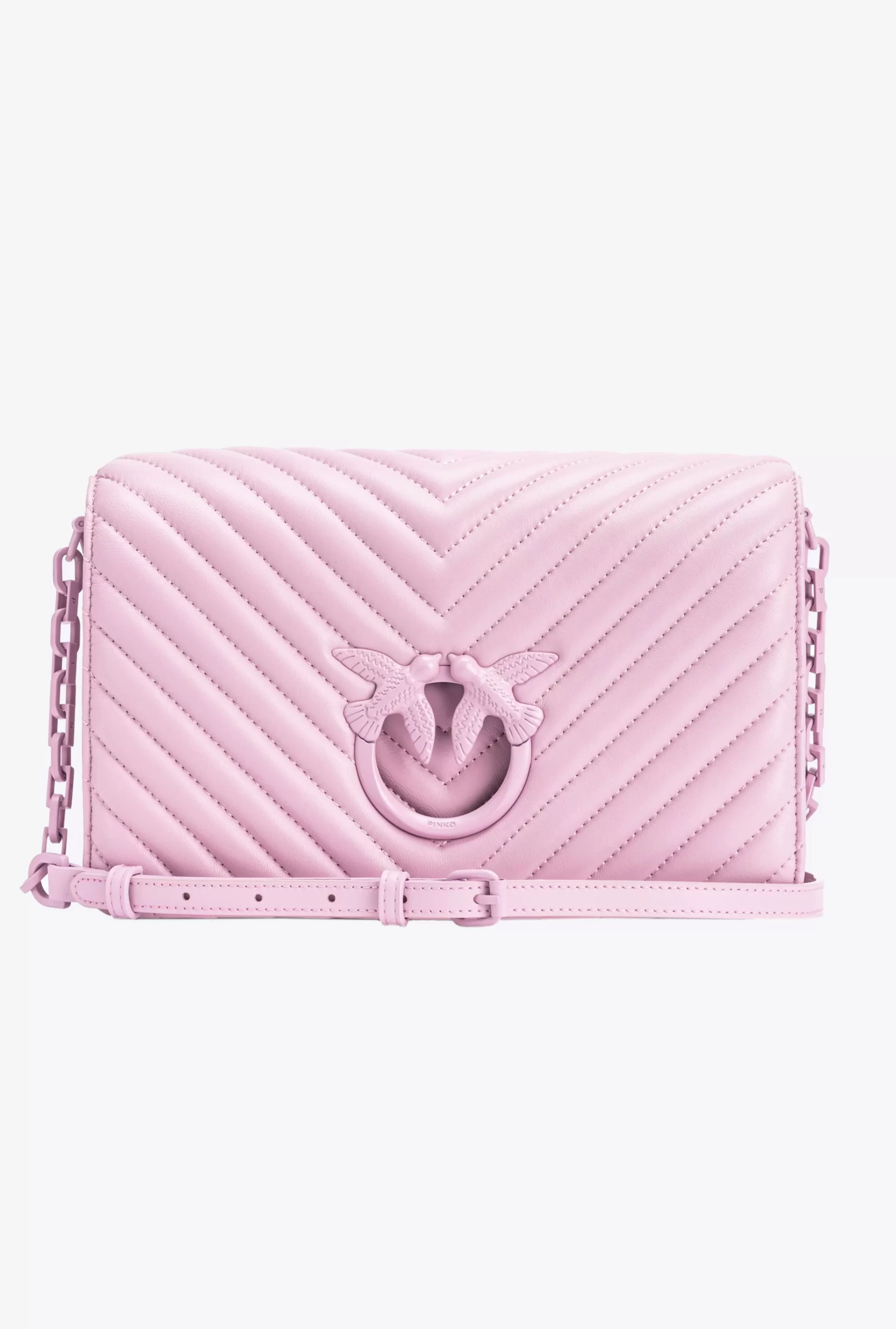 PINKO Classic Love Bag Click Chevron Colour Block Cheap