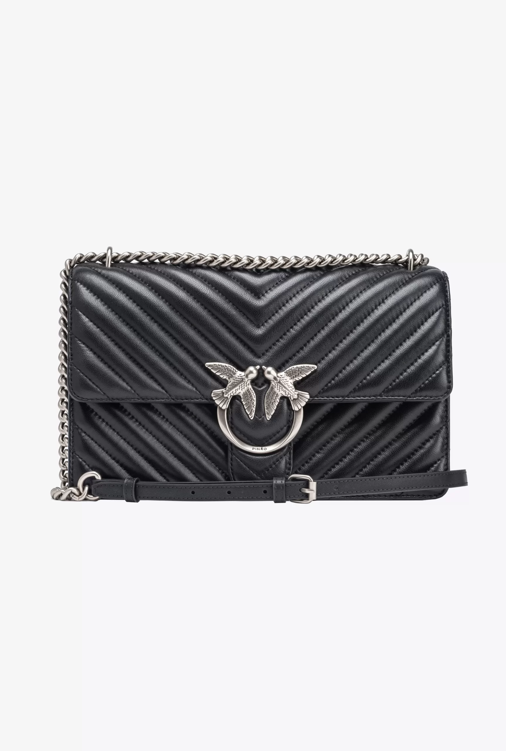 PINKO Classic Love Bag One Chevron Clearance