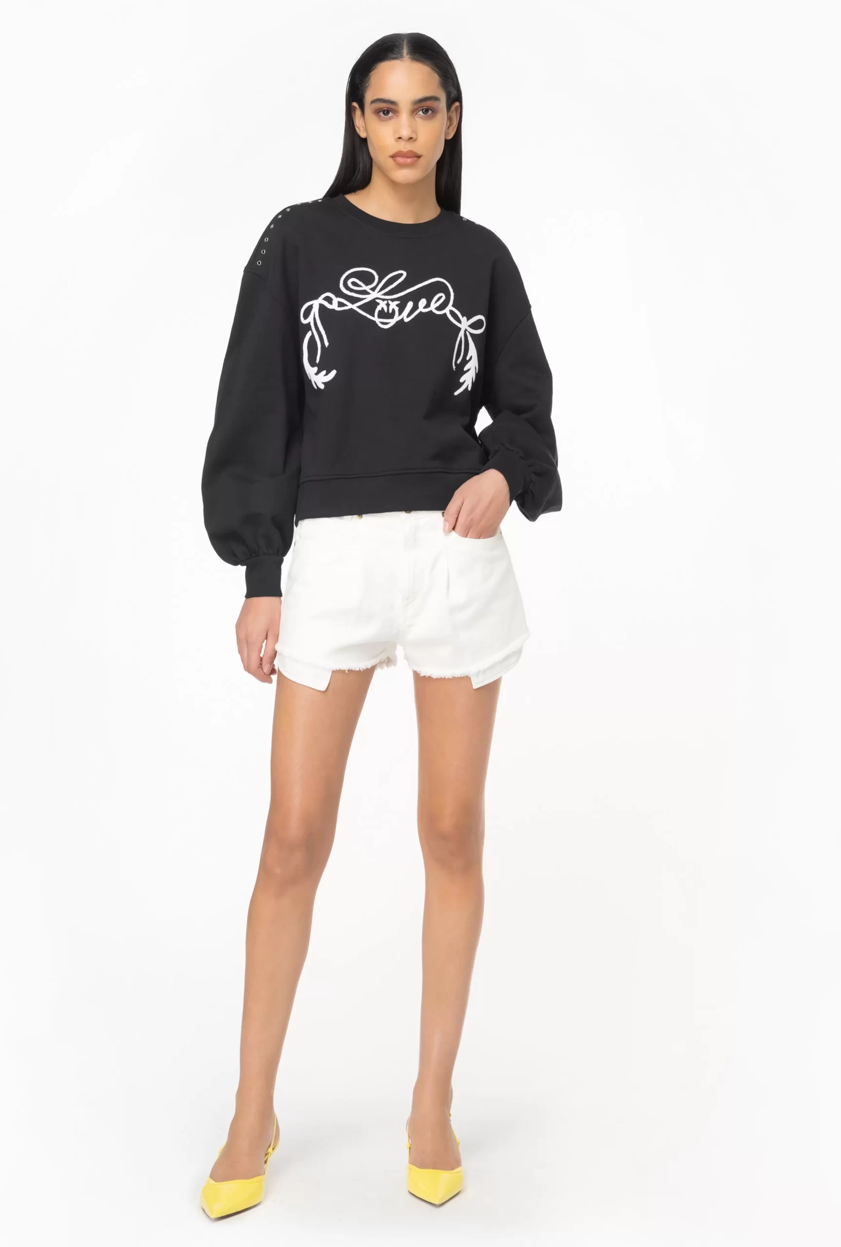 PINKO Cotton Bull Shorts Store