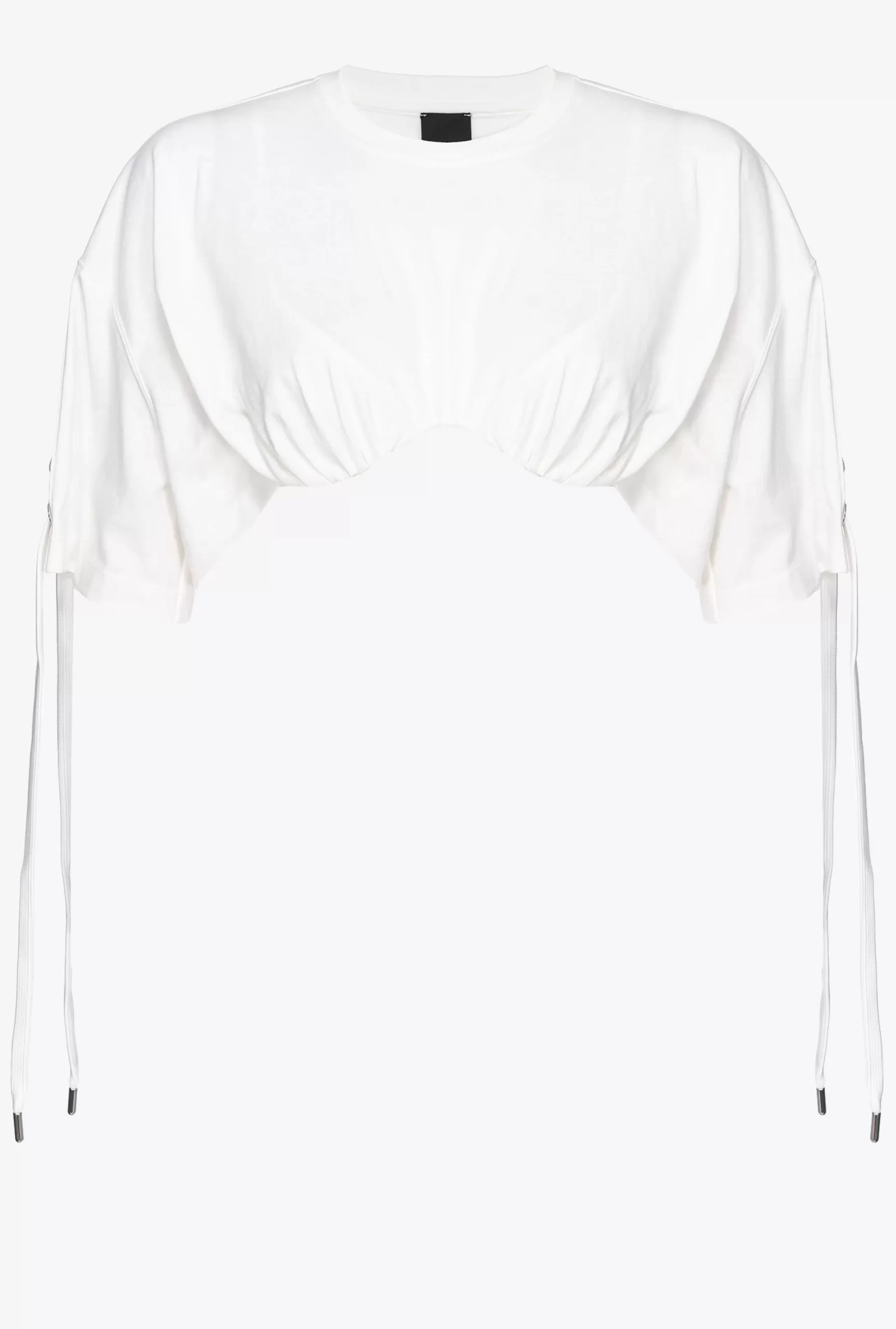 PINKO Crop Top With Criss-crossing Lacing Outlet