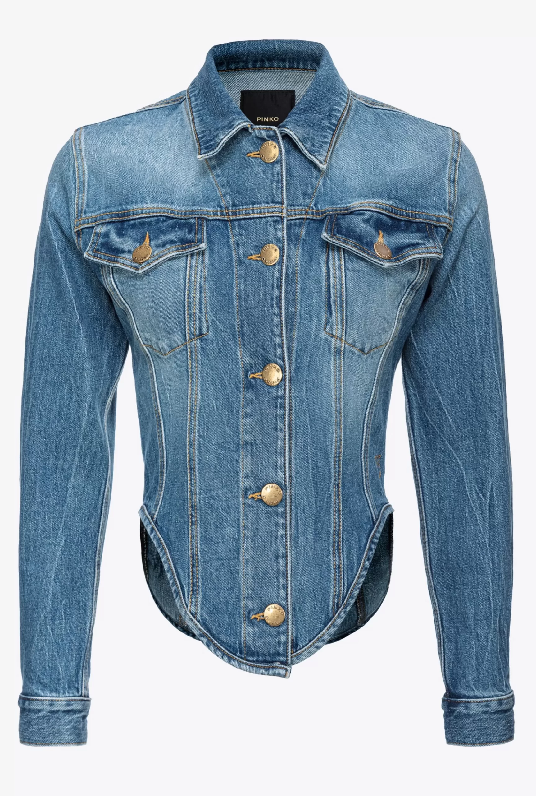 PINKO Denim Bustier Jacket Cheap