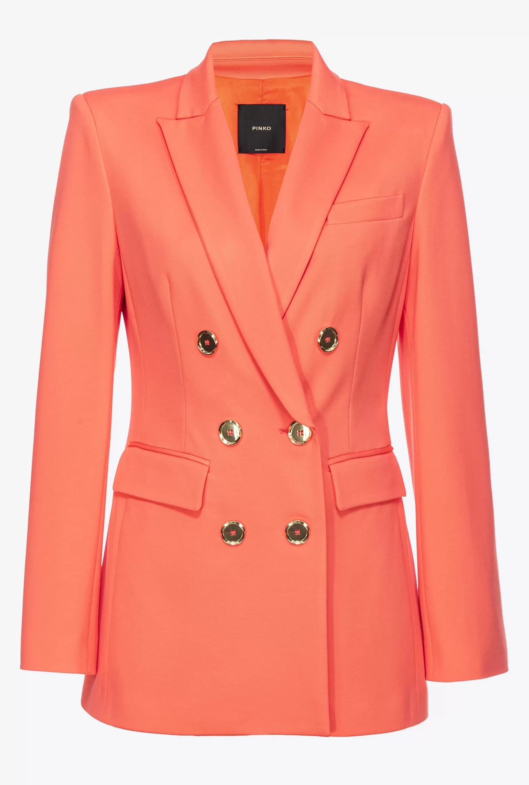 PINKO Double-breasted Blazer With Metal Buttons Cheap