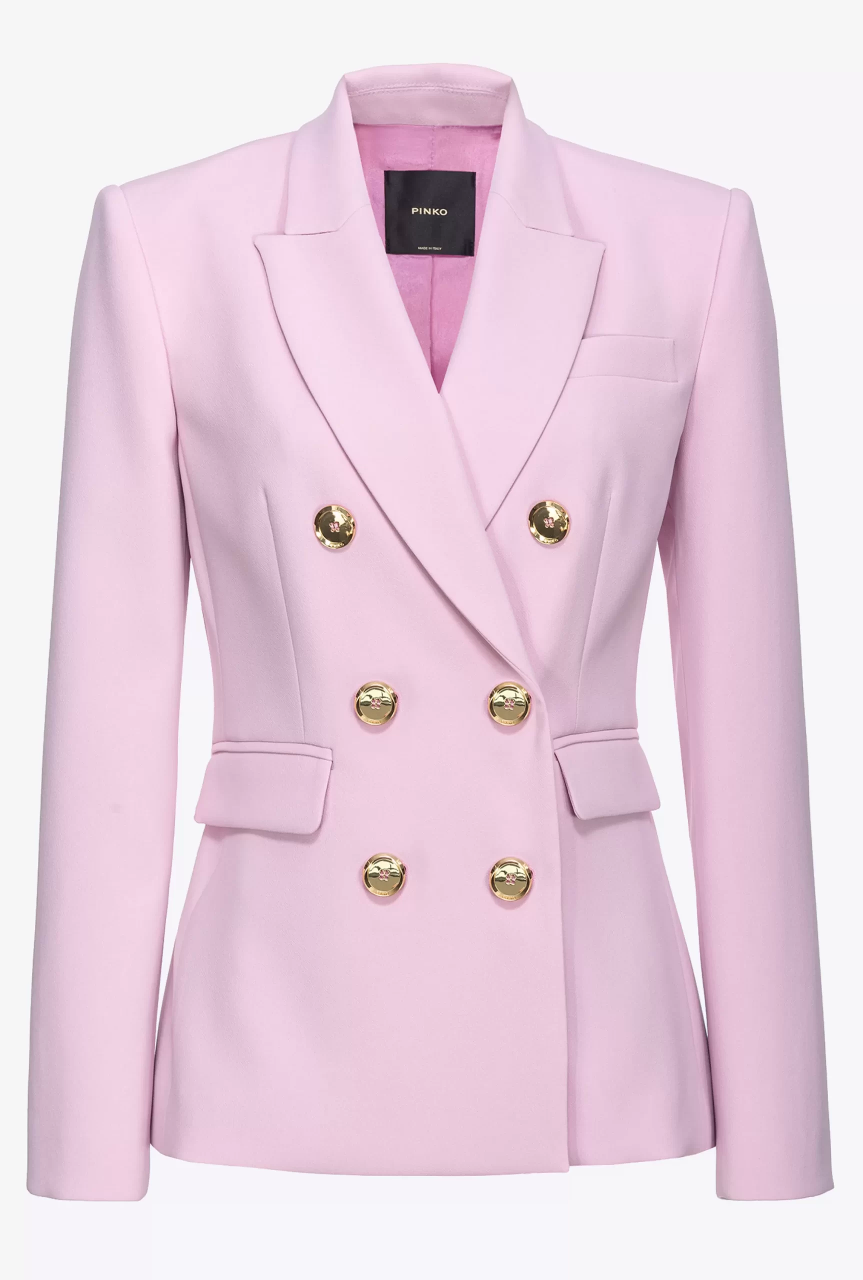 PINKO Double-breasted Blazer With Metal Buttons Cheap