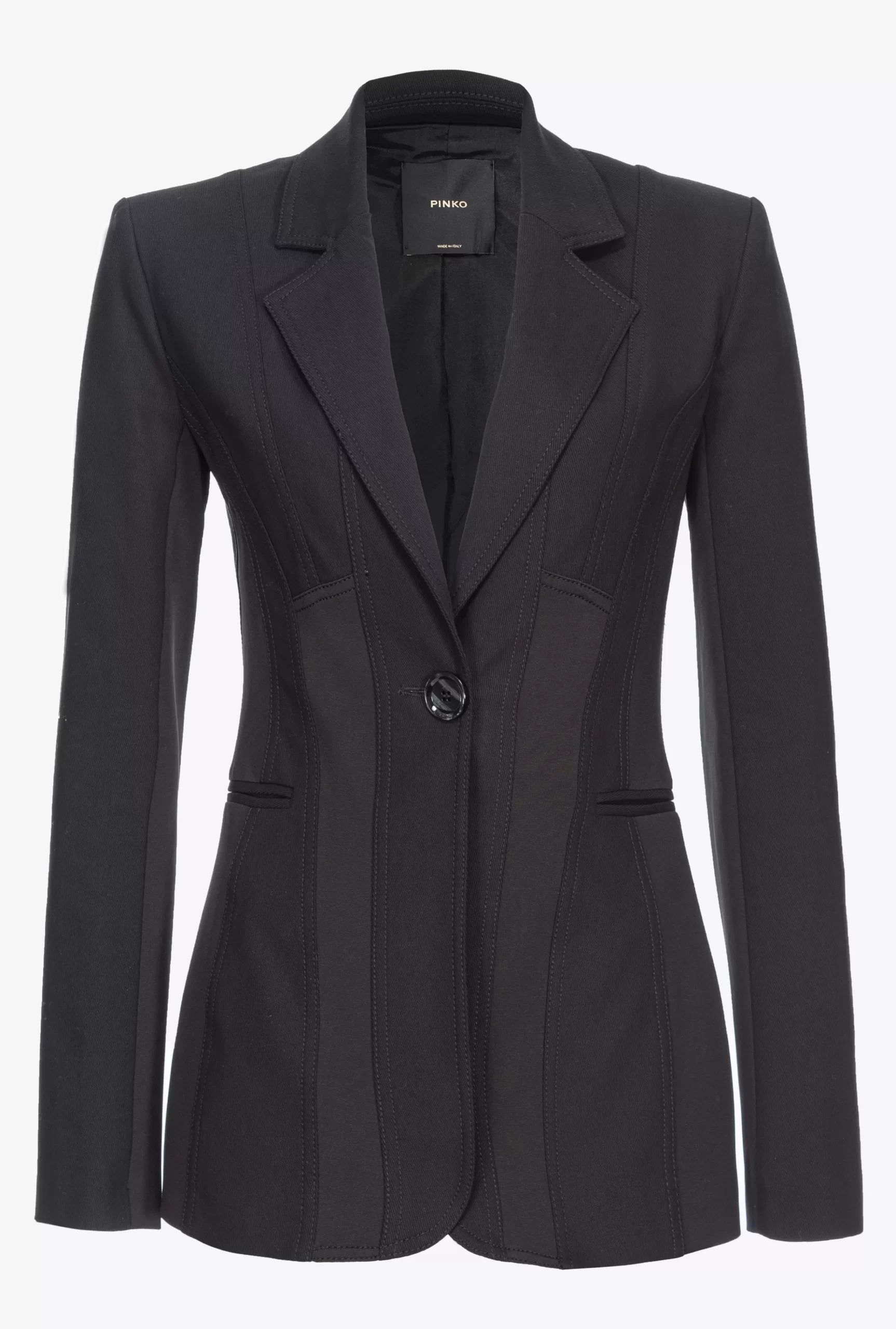 PINKO Dual-fabric Single-breasted Blazer Discount