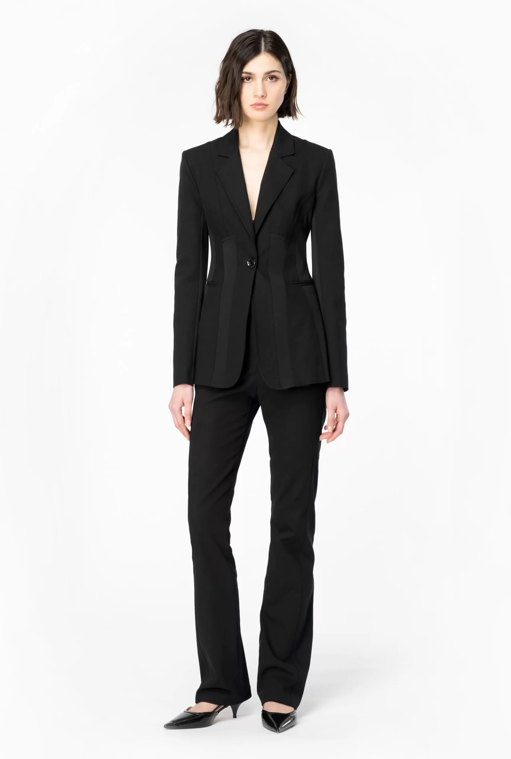 PINKO Dual-fabric Single-breasted Blazer Discount