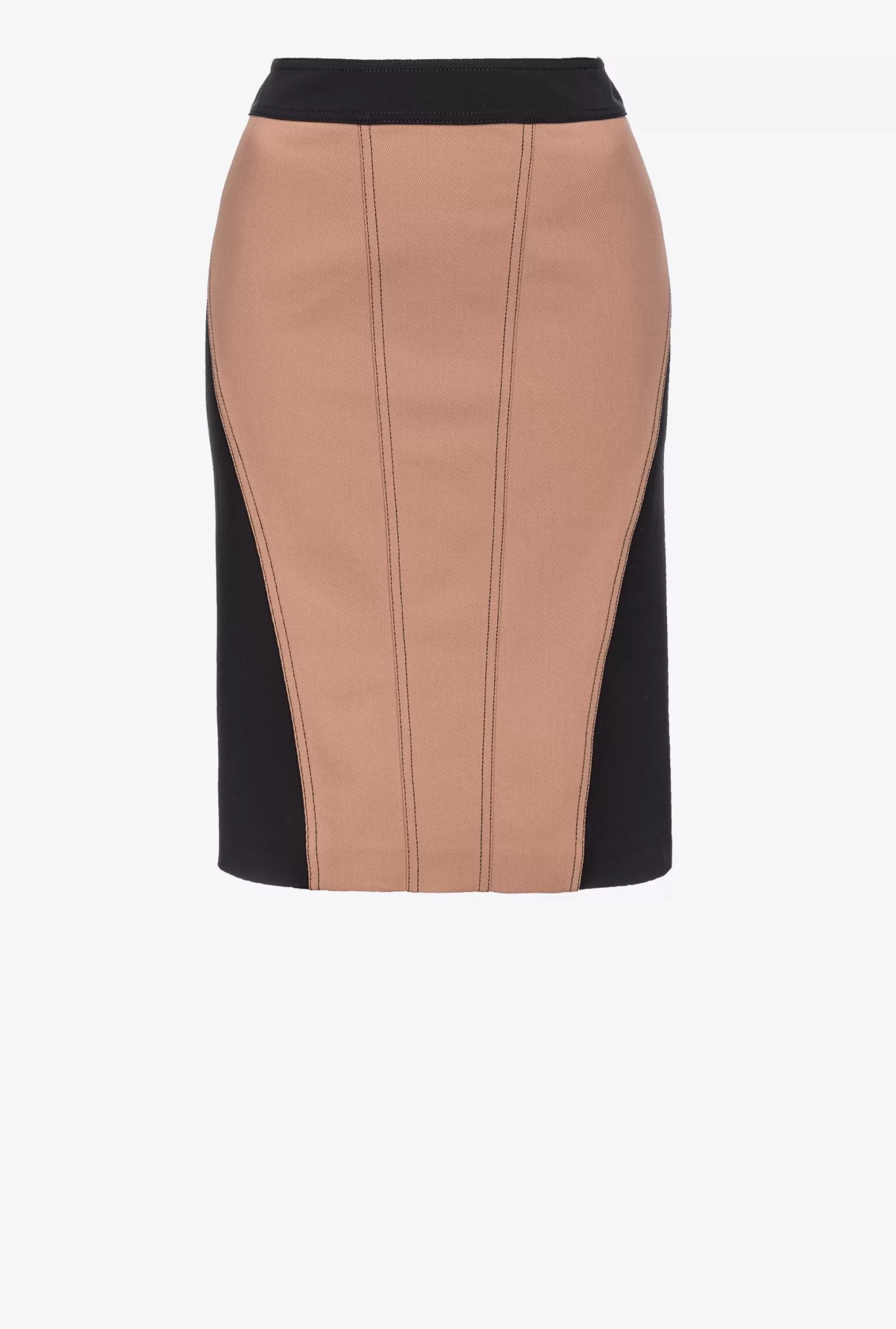 PINKO Dual-material Pencil Skirt Clearance