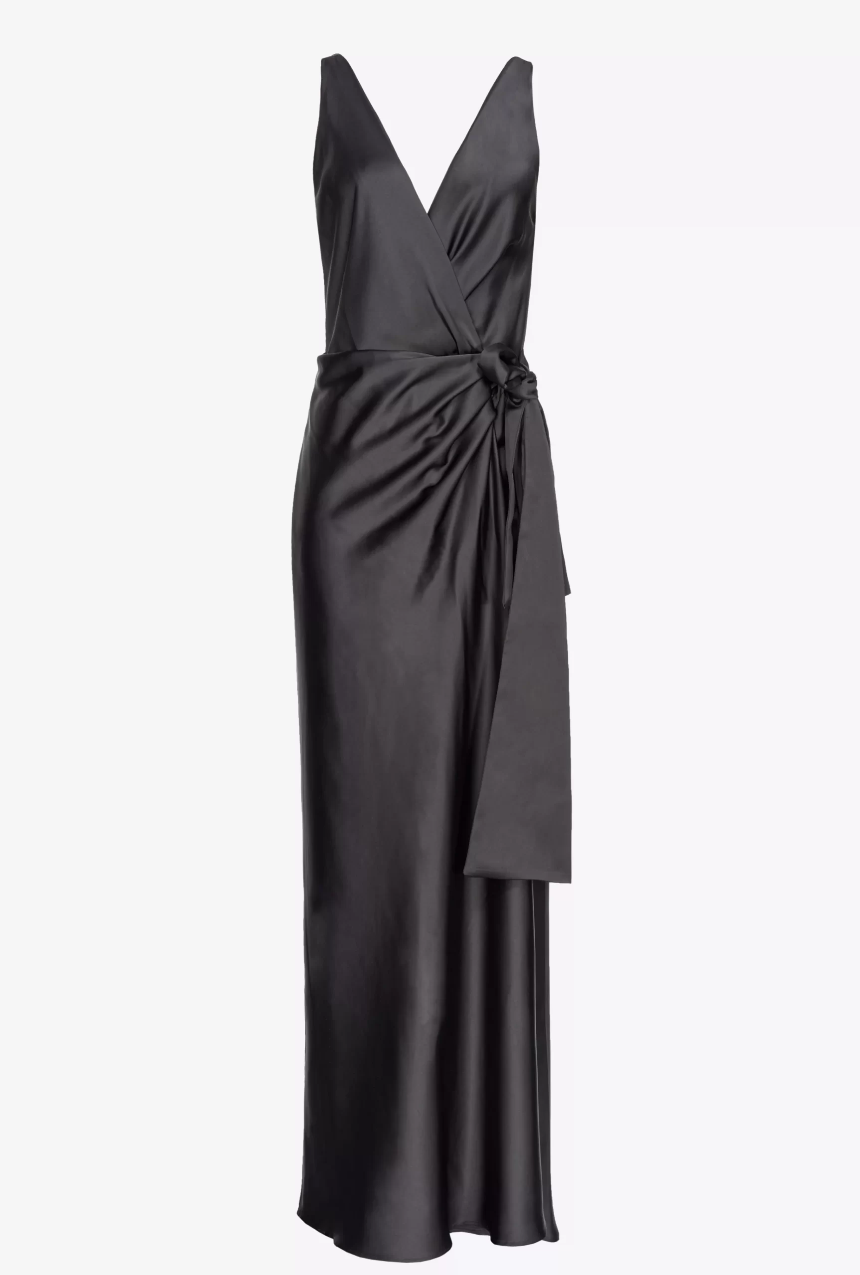 PINKO Elegant Hammered Satin Dress Flash Sale