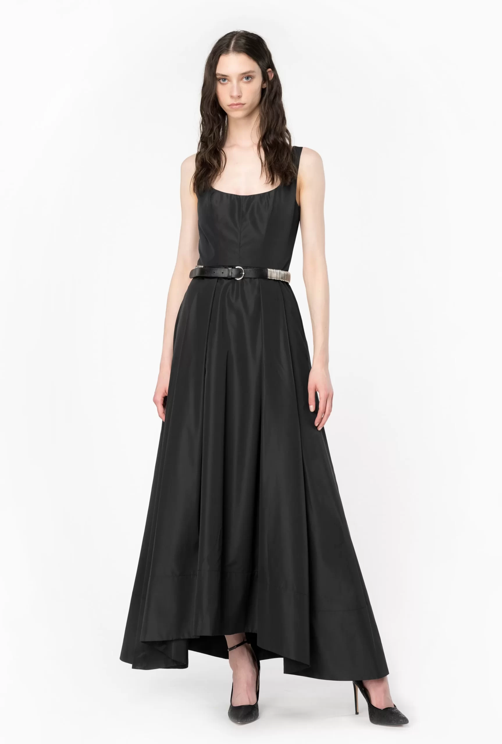 PINKO Elegant Taffeta Dress Sale