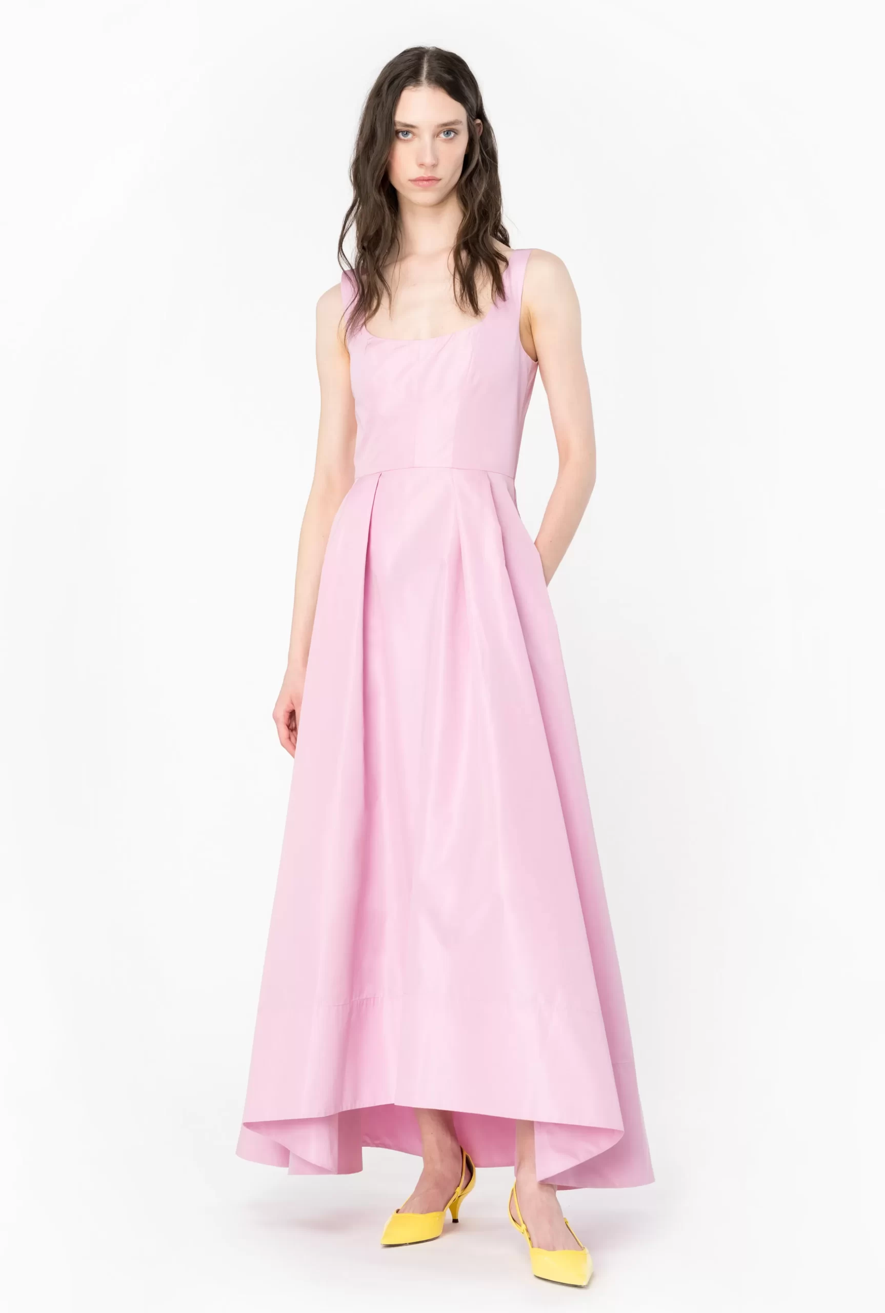 PINKO Elegant Taffeta Dress Best Sale