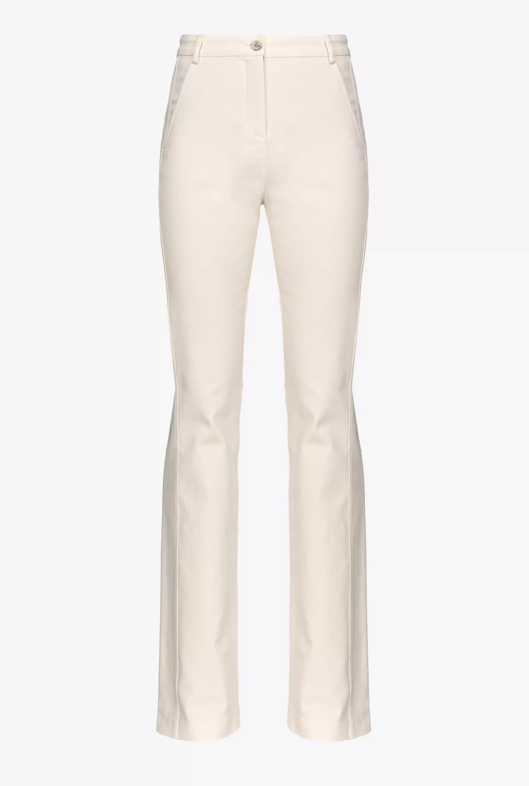 PINKO Flared Tricotine Trousers Discount