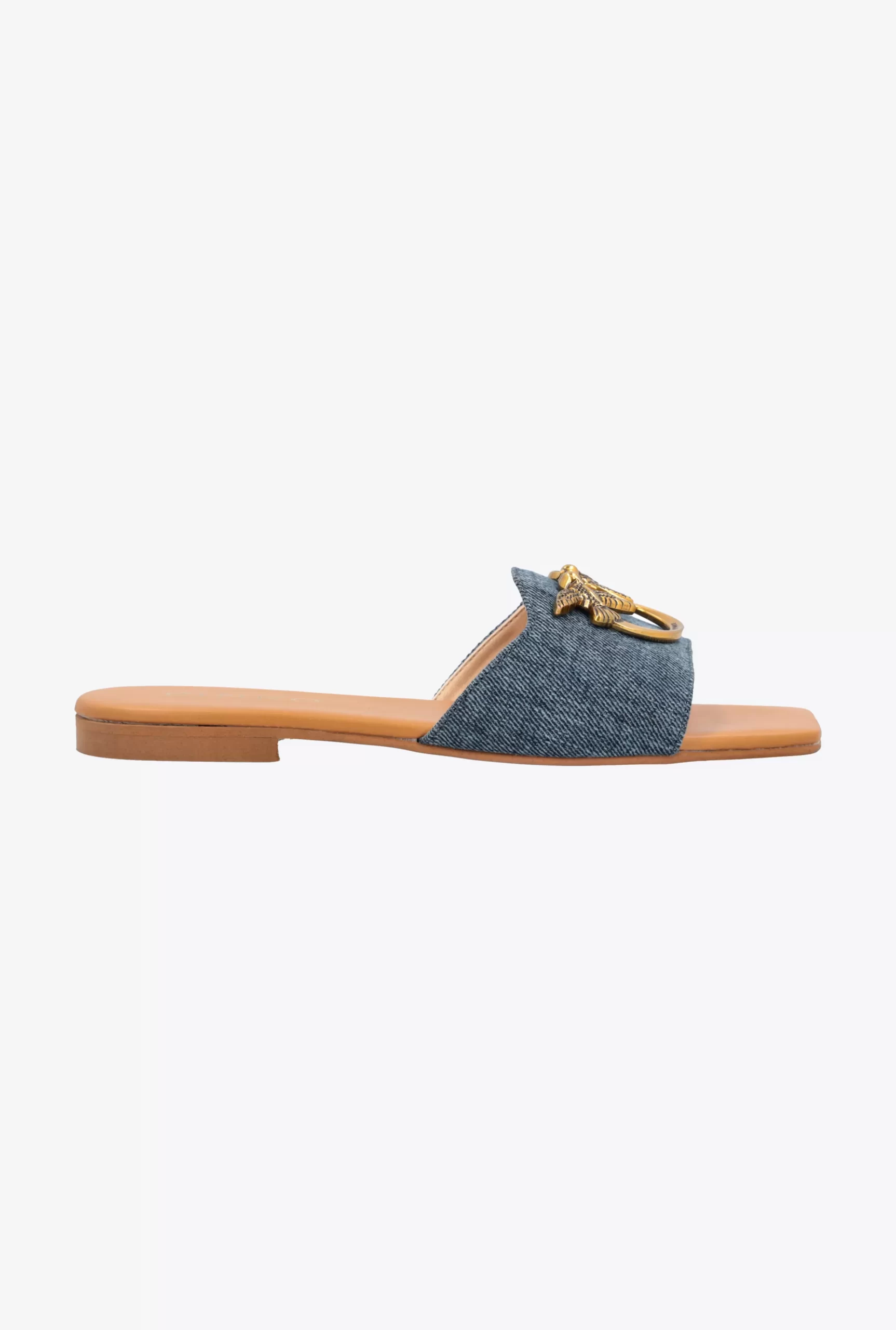 PINKO Flat Denim Slip-ons Discount