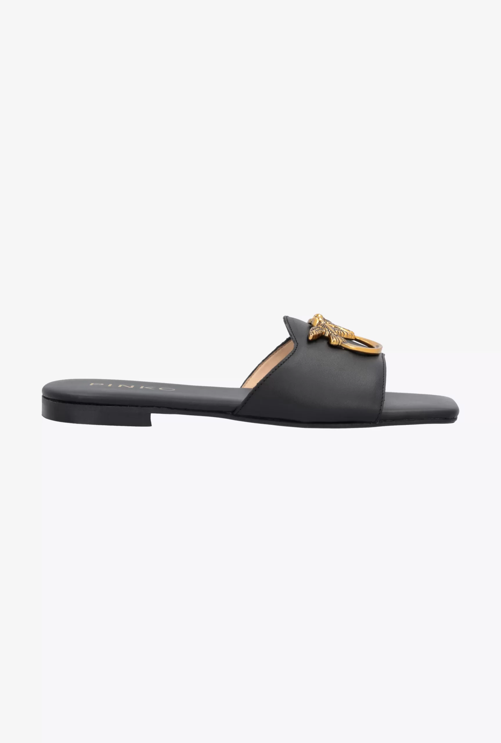 PINKO Flat Leather Slip-ons Best Sale