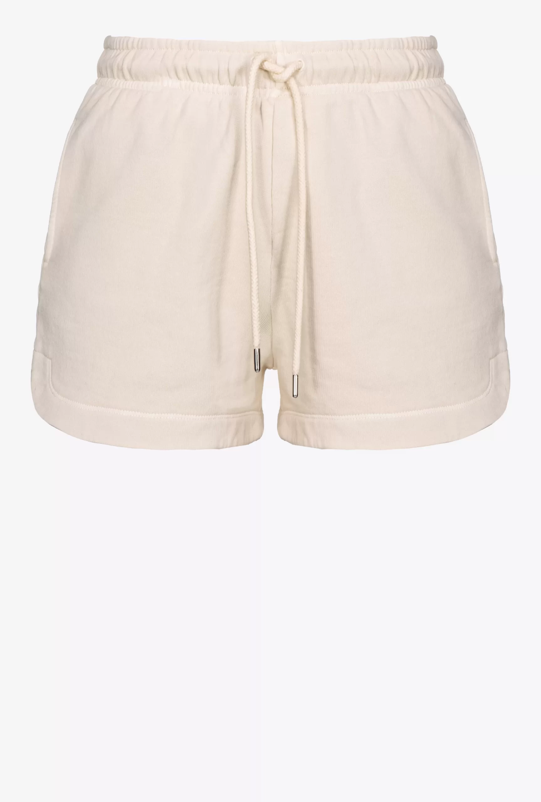 PINKO Fleece Shorts With Logo Print Fashion