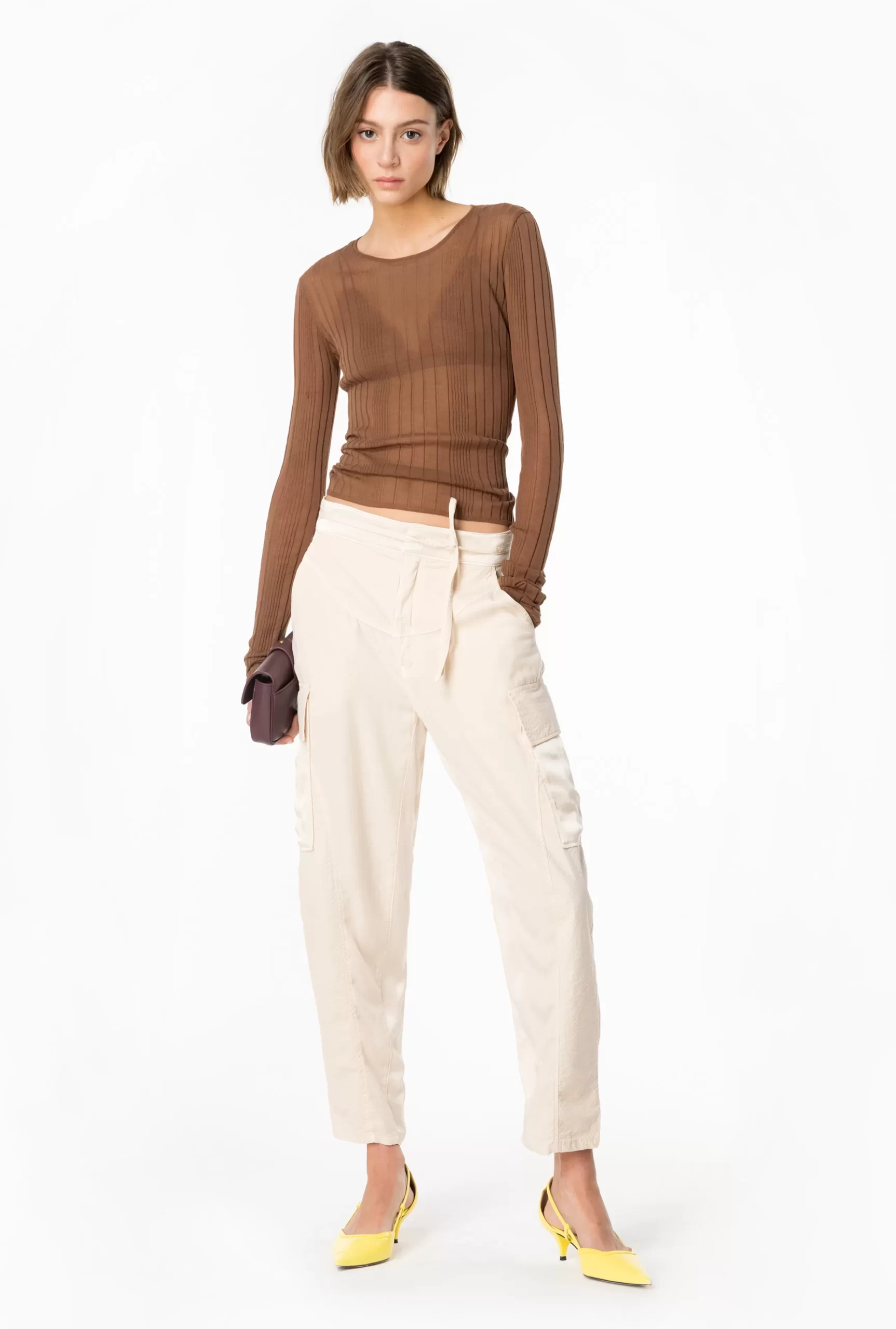 PINKO Flowing Cargo Trousers Fashion