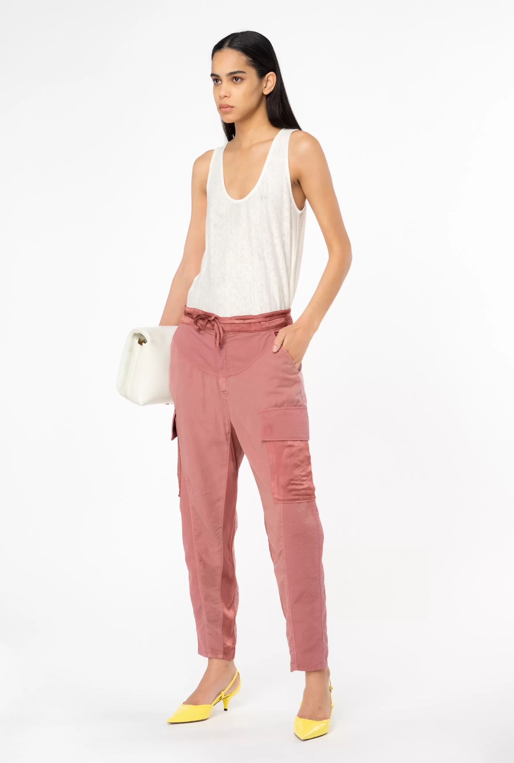 PINKO Flowing Cargo Trousers Cheap