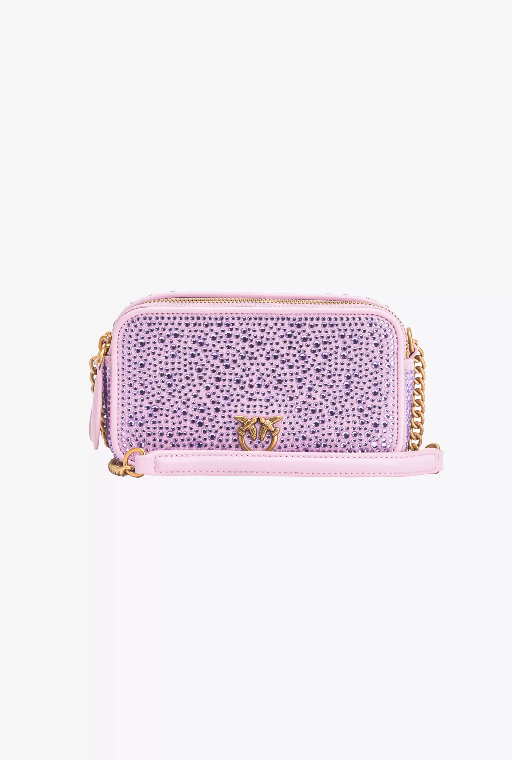 PINKO Fully Rhinestoned Camera Case Discount