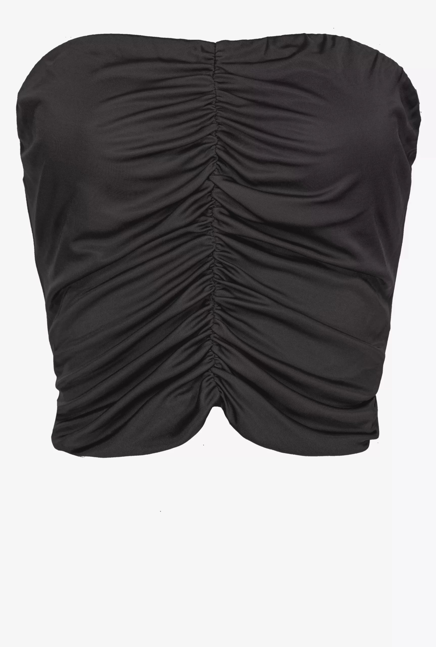 PINKO Glossy Jersey Crop Top Outlet