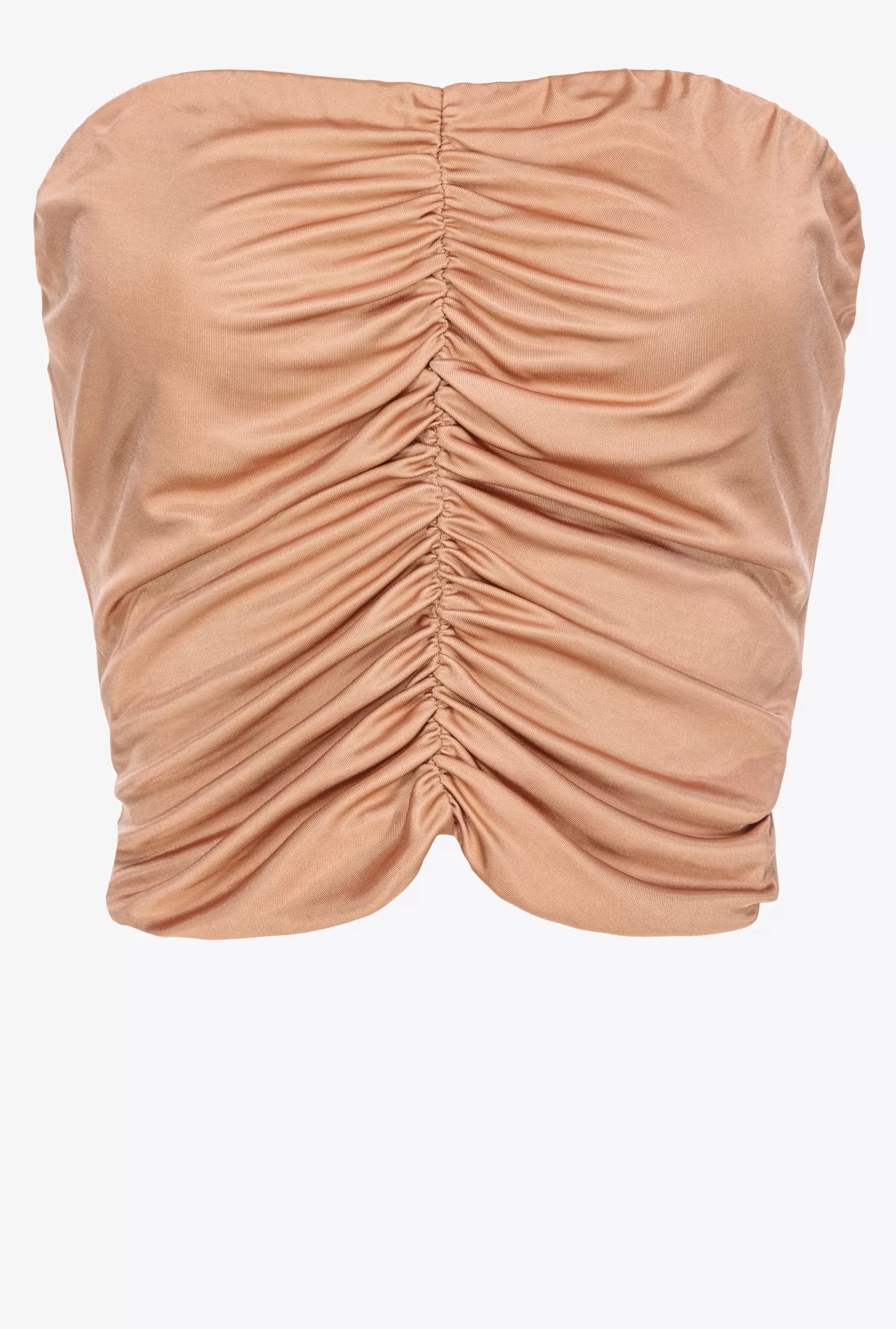 PINKO Glossy Jersey Crop Top Outlet