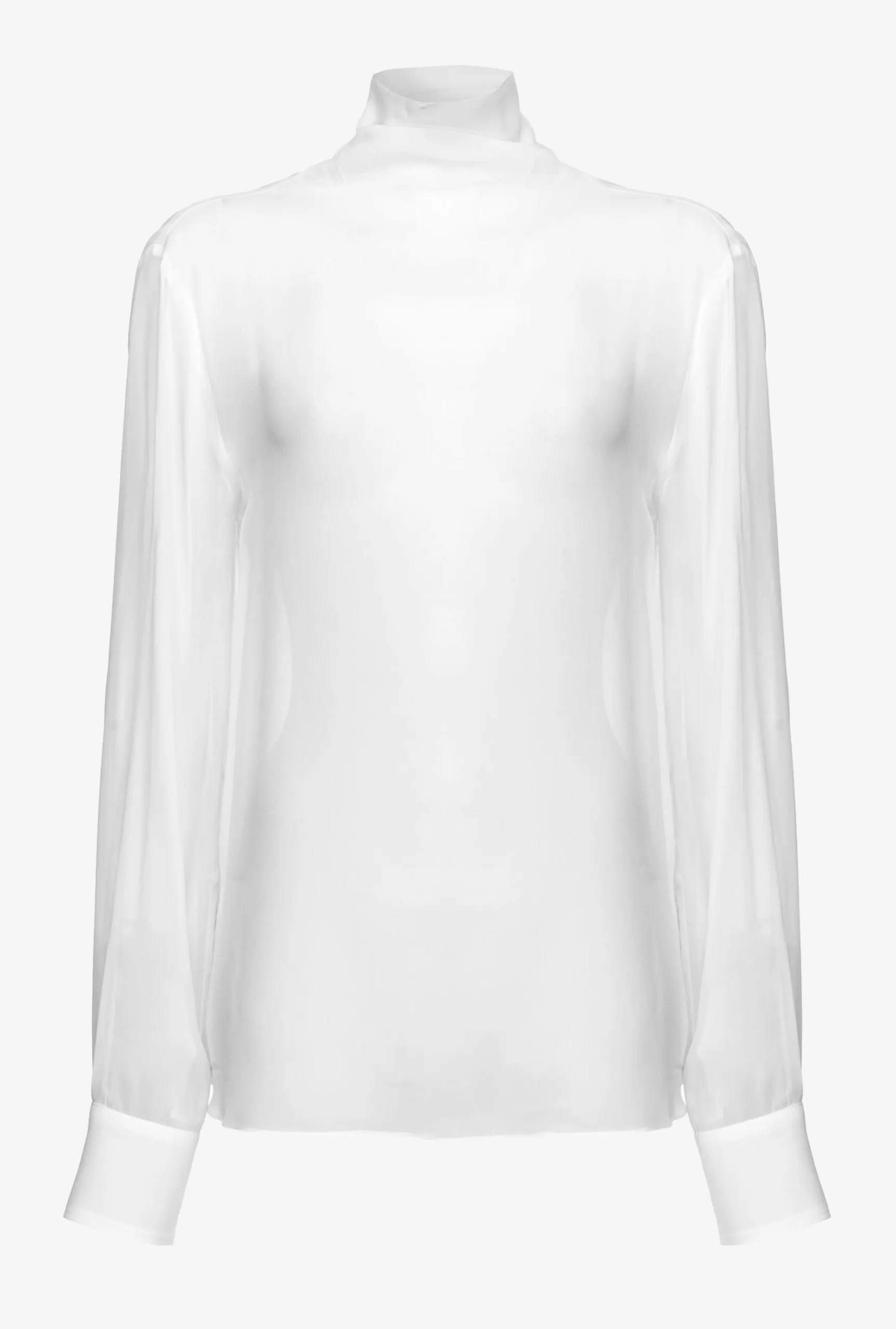 PINKO High-neck Georgette Blouse Discount