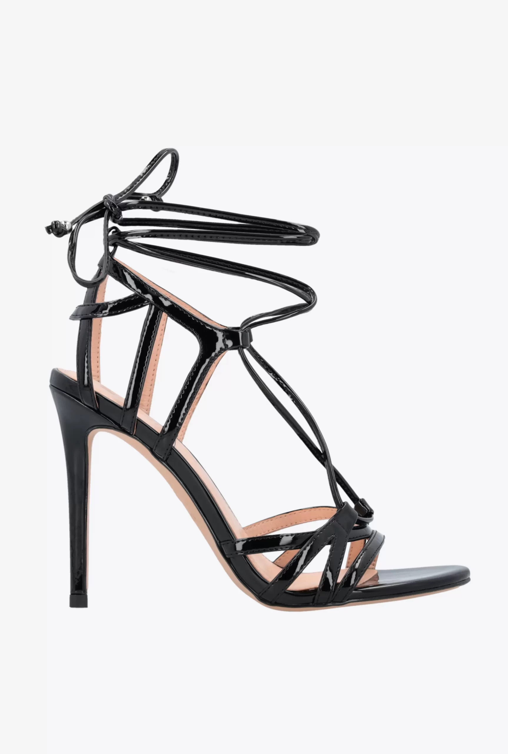 PINKO Laminated Mirror-effect Sandals Sale