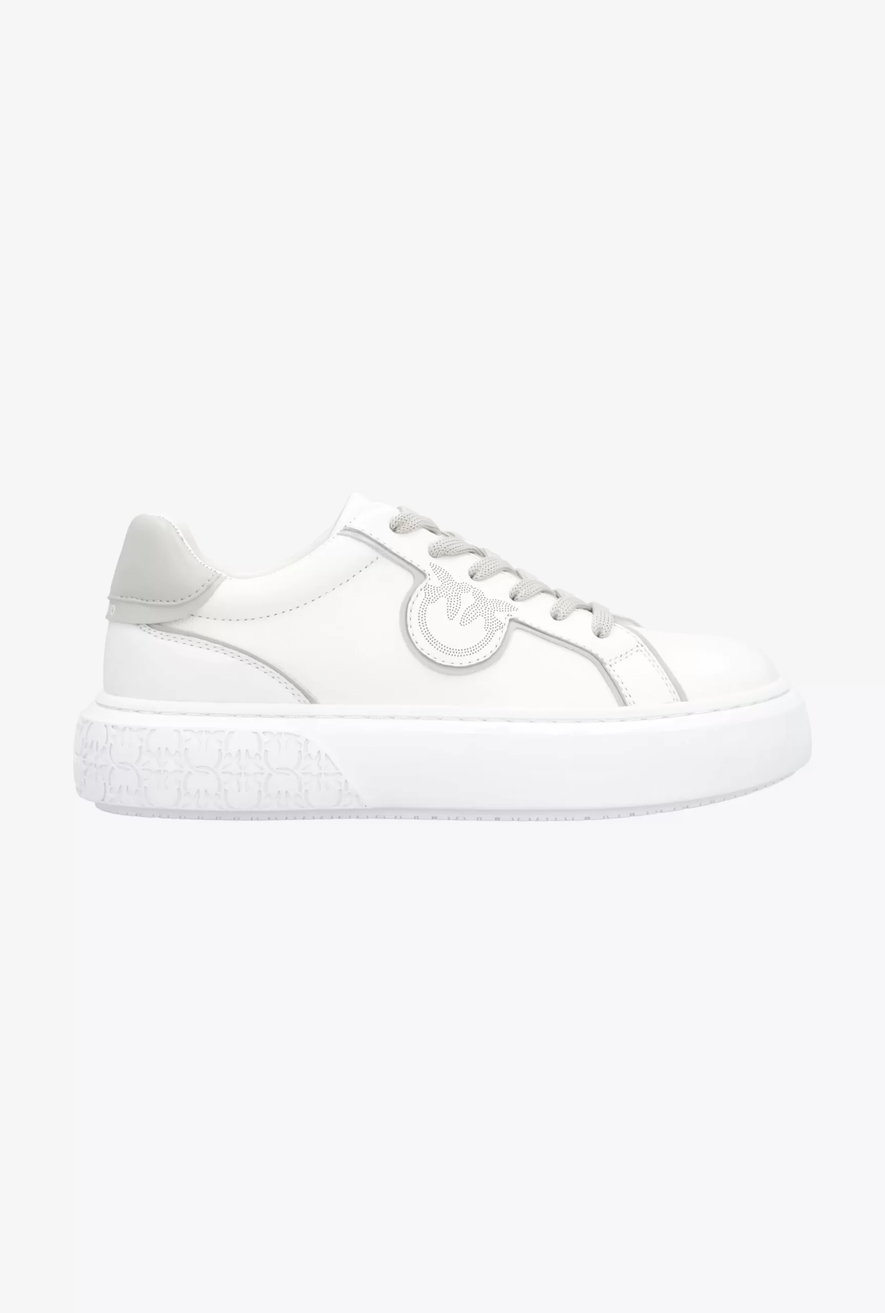 PINKO Leather Sneakers With Contrasting Details Flash Sale