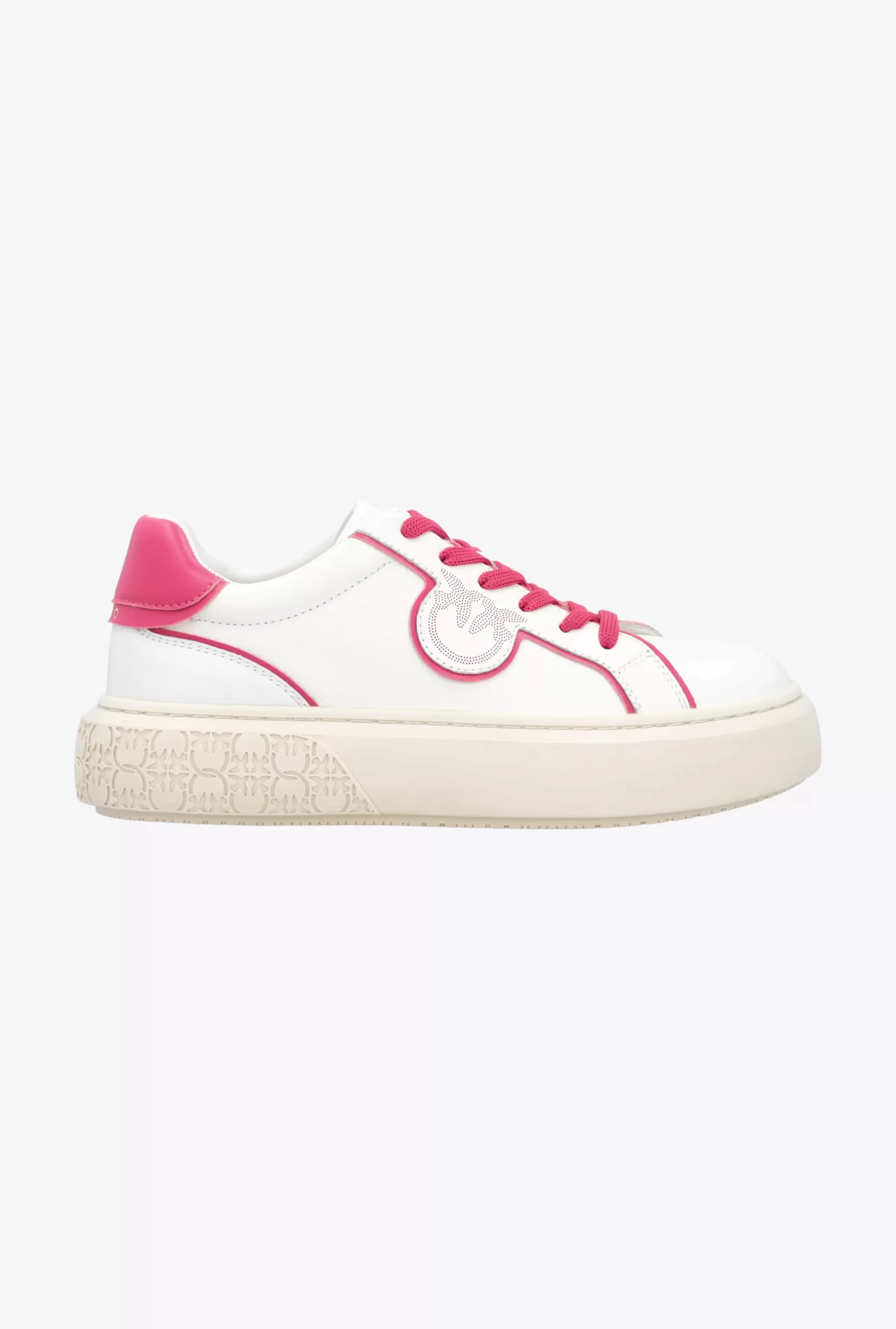 PINKO Leather Sneakers With Contrasting Details Sale