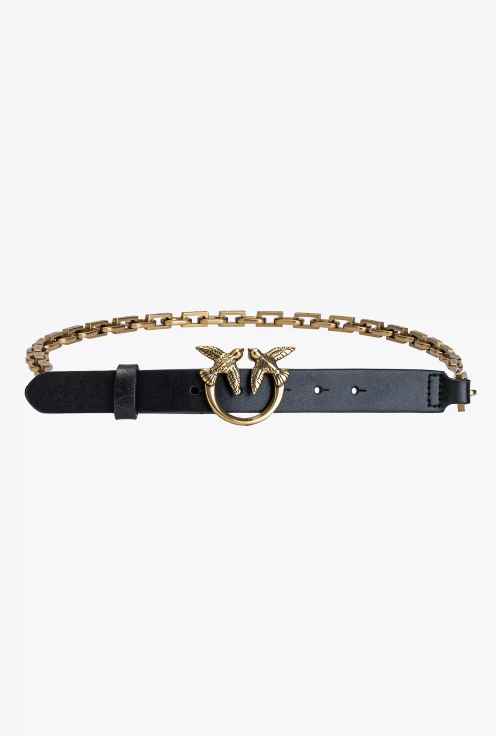 PINKO Love Birds Belt With Chain Clearance