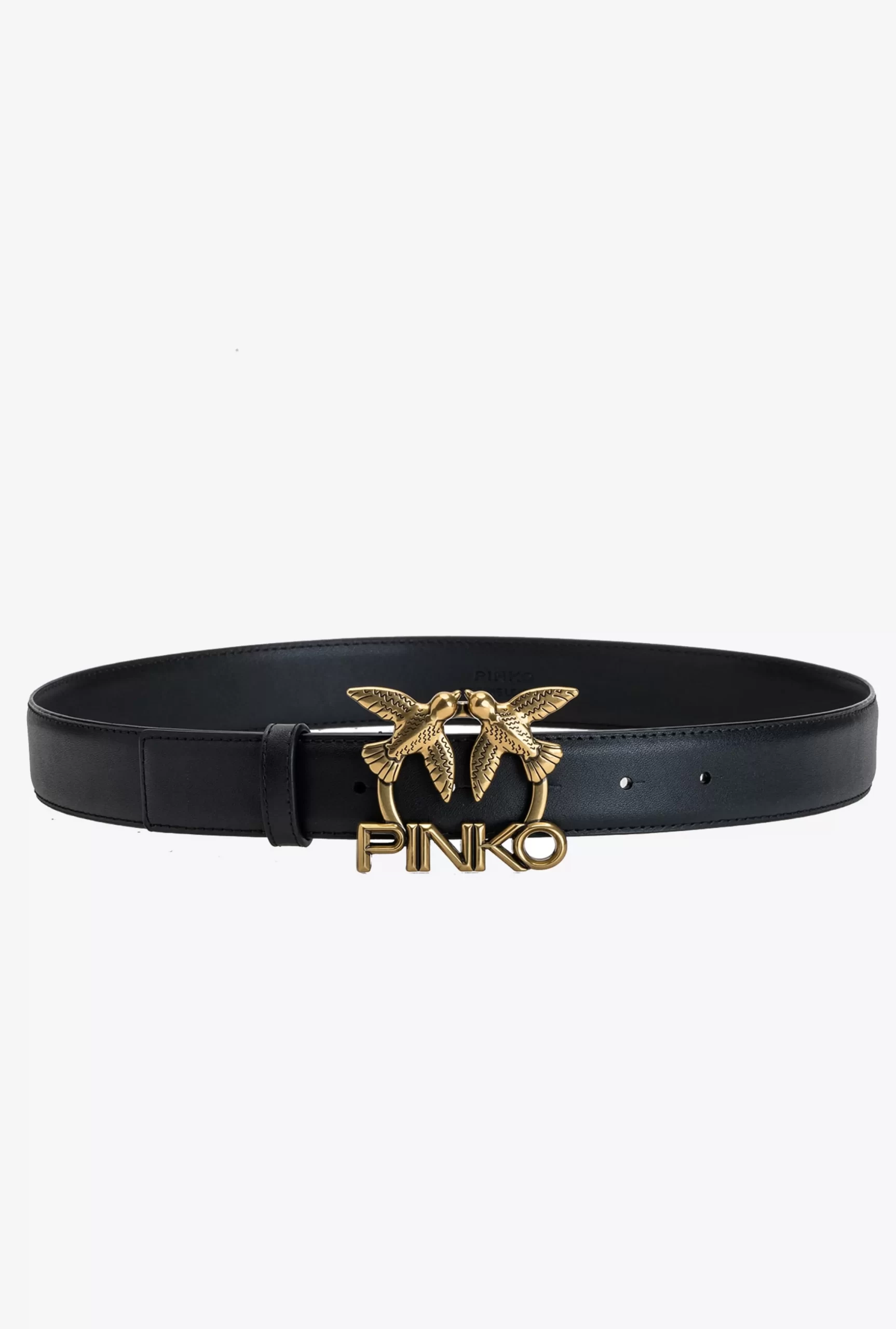 PINKO Love Birds Leather Belt Online