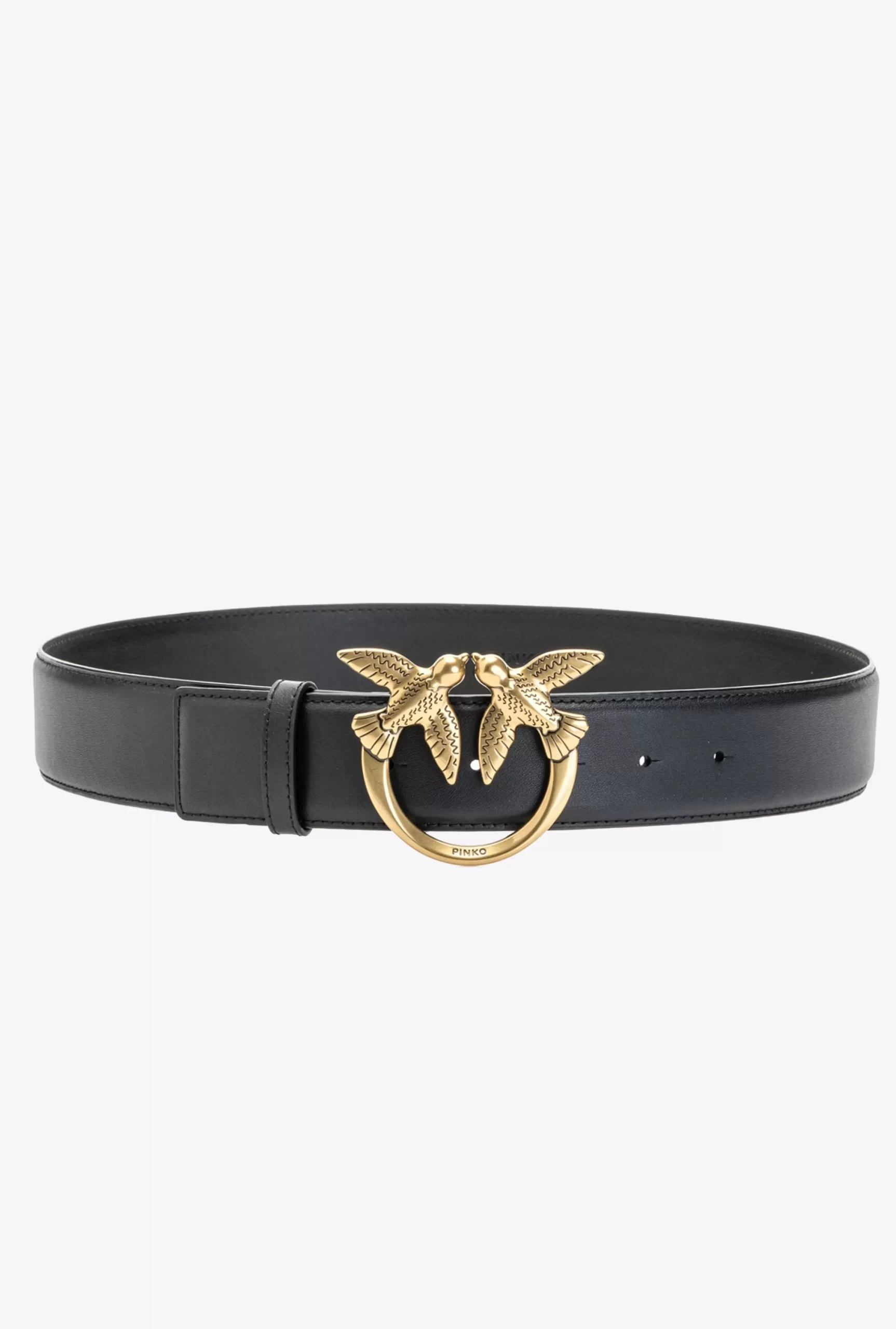 PINKO Love Birds Leather Belt Sale