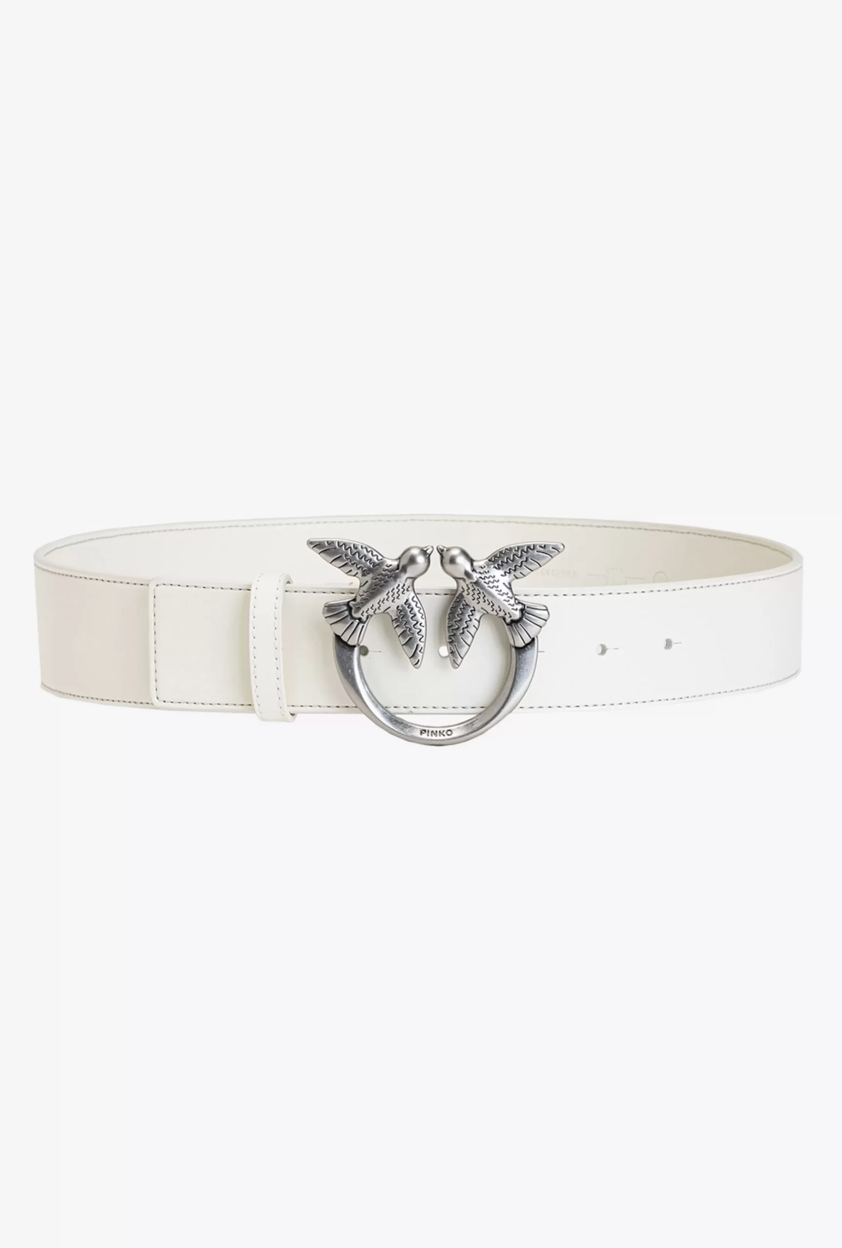 PINKO Love Birds Leather Belt Store