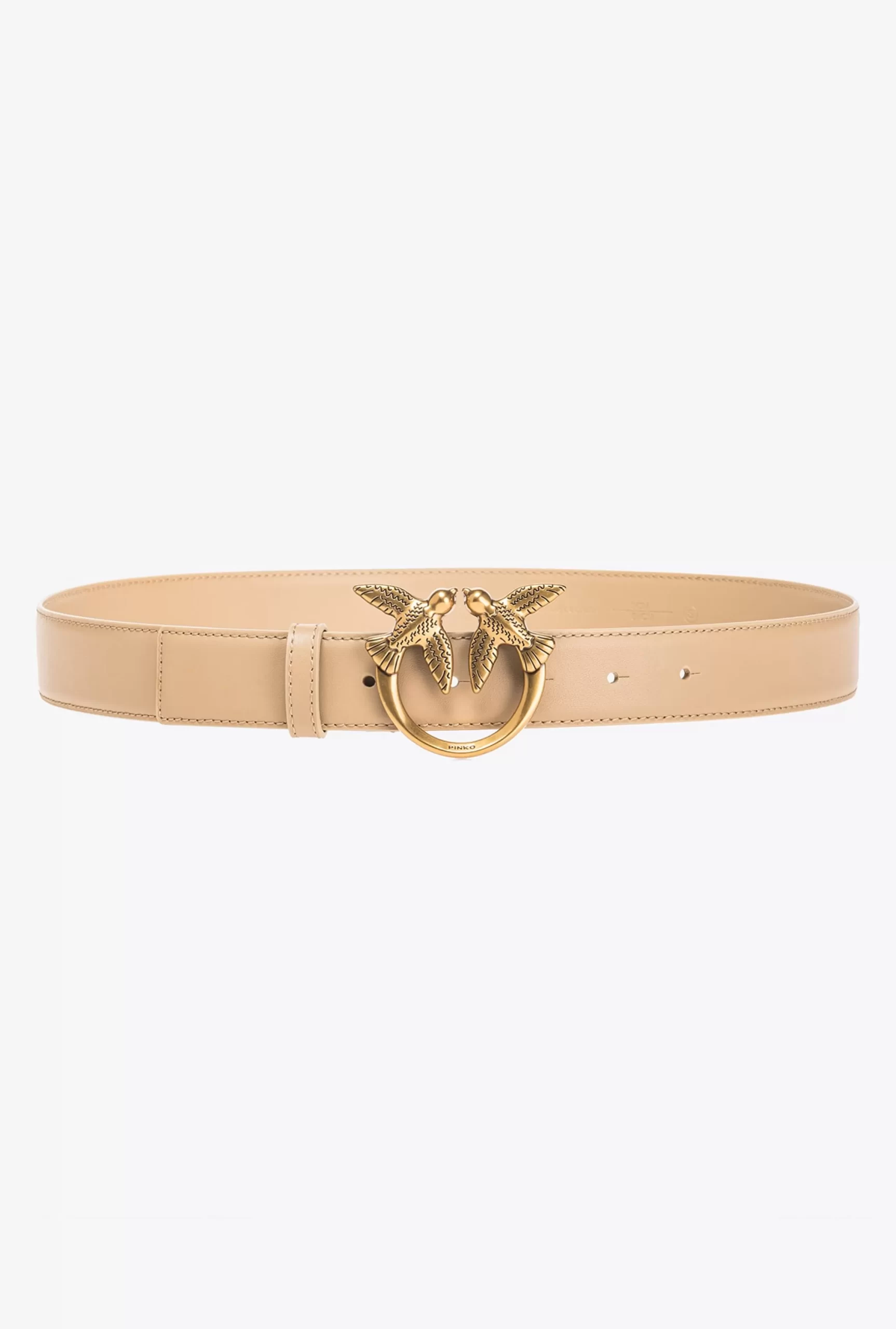 PINKO Love Birds Leather Belt 3cm Best