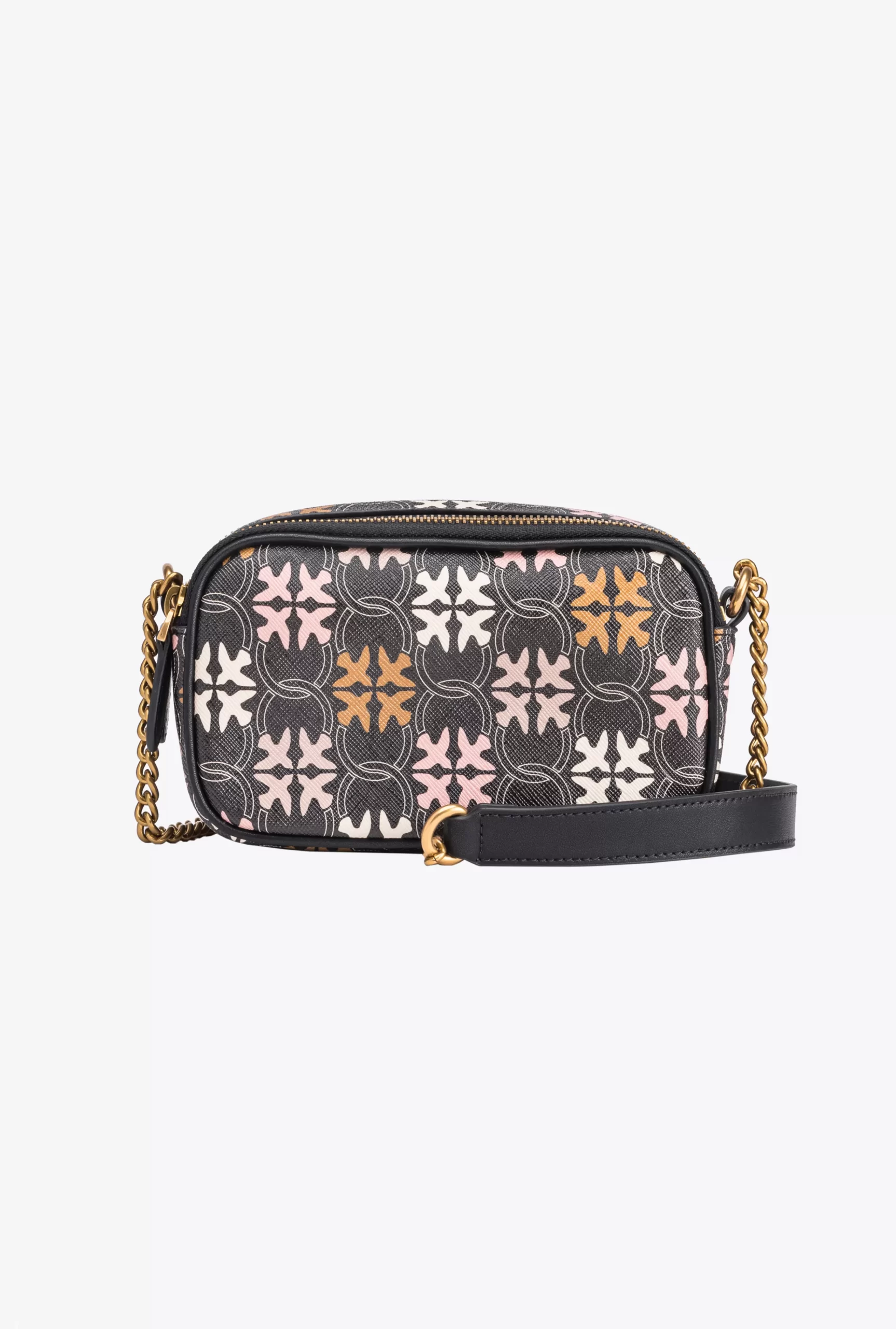 PINKO Love Birds Monogram Camera Case Clearance