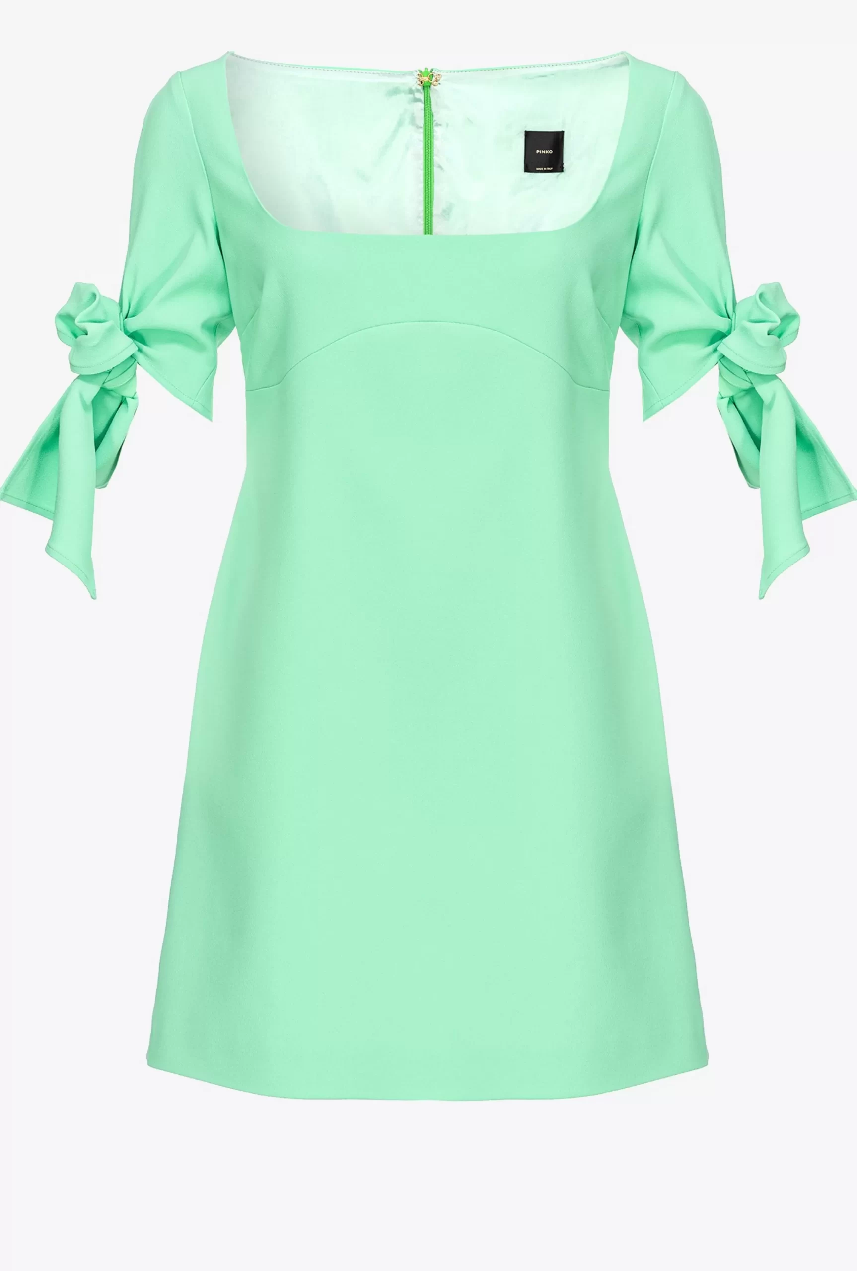 PINKO Mini Dress With Bow On The Sleeves Cheap