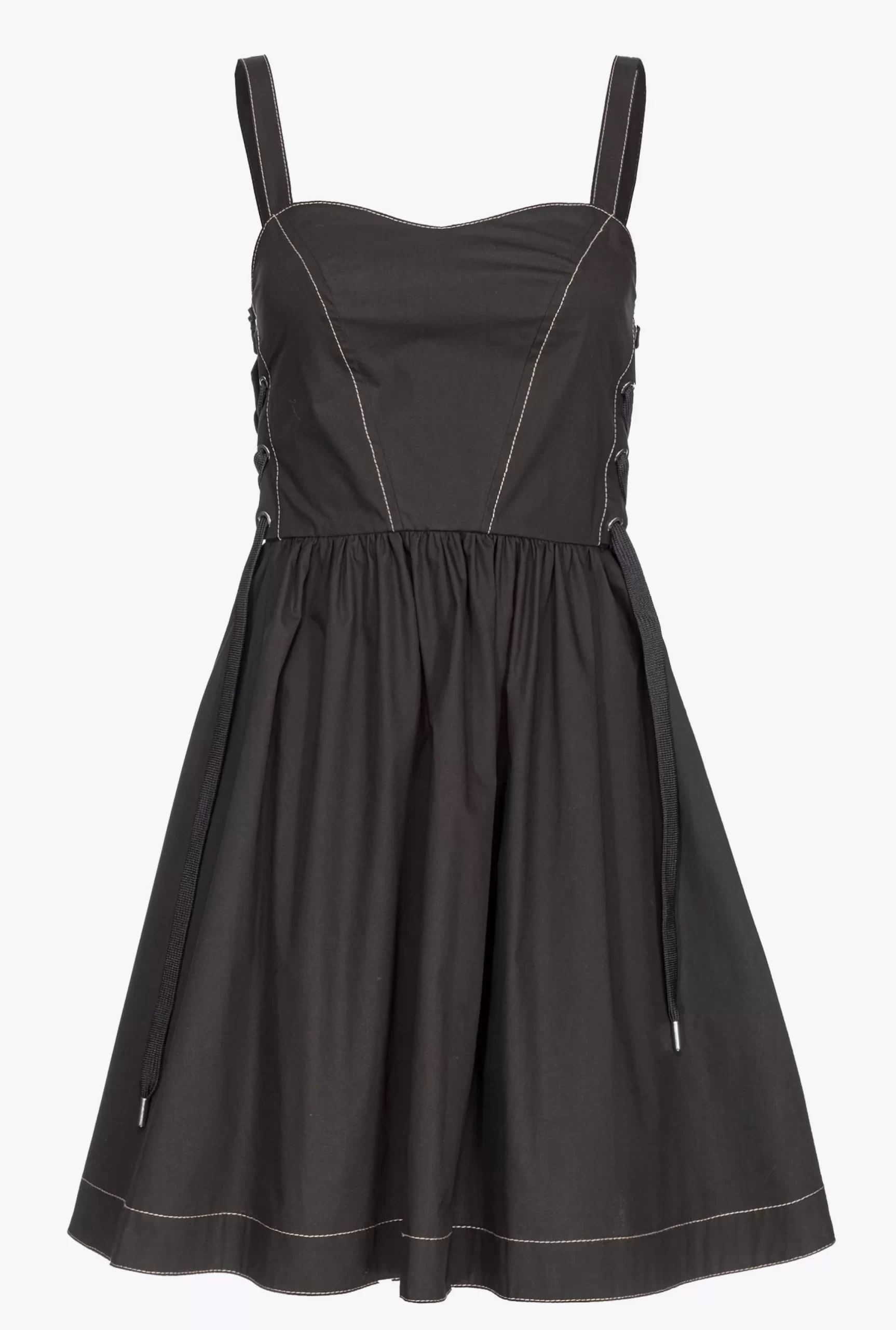 PINKO Mini Dress With Side Lacing Flash Sale