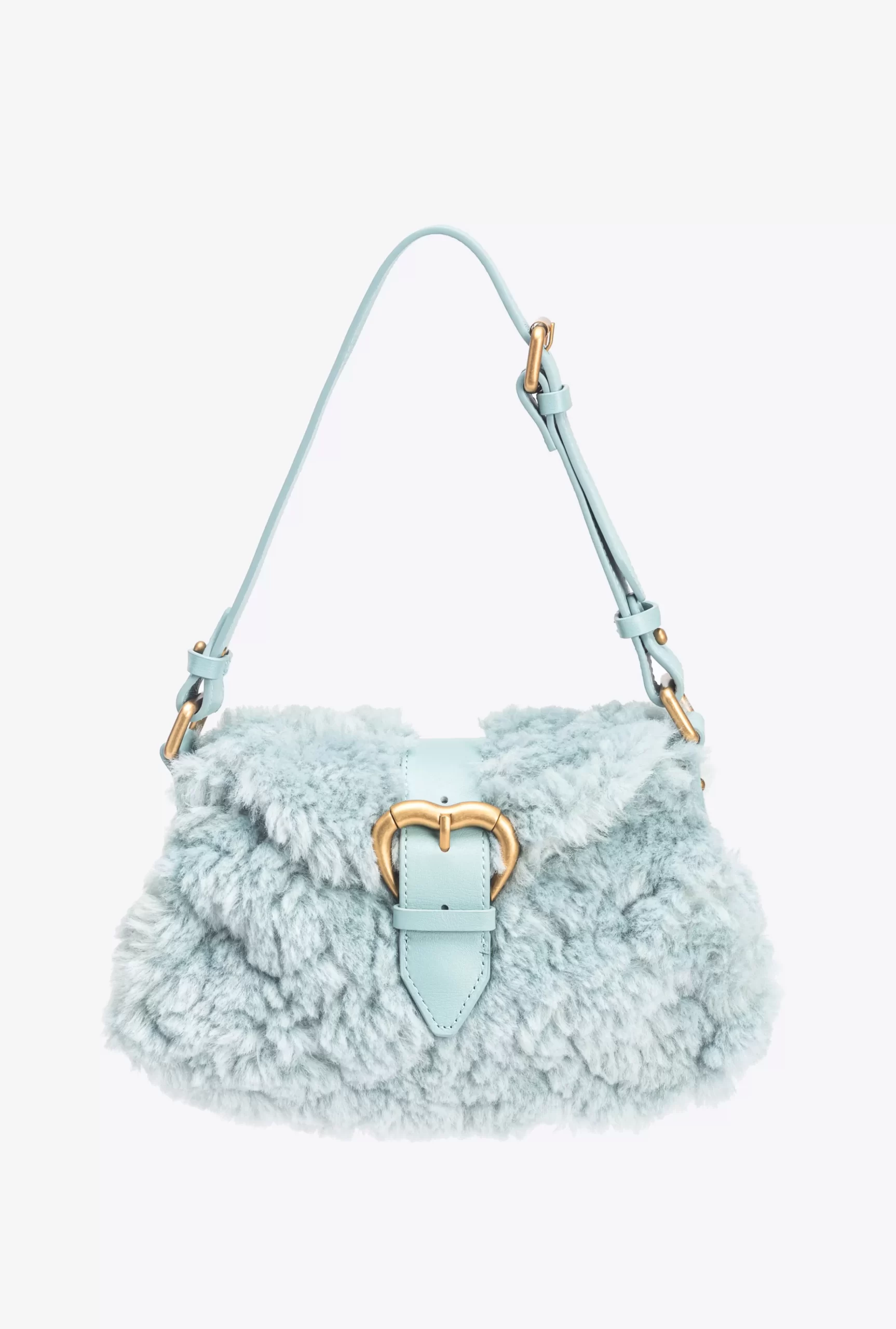 PINKO Mini Jolene Bag In Faux Fur Store