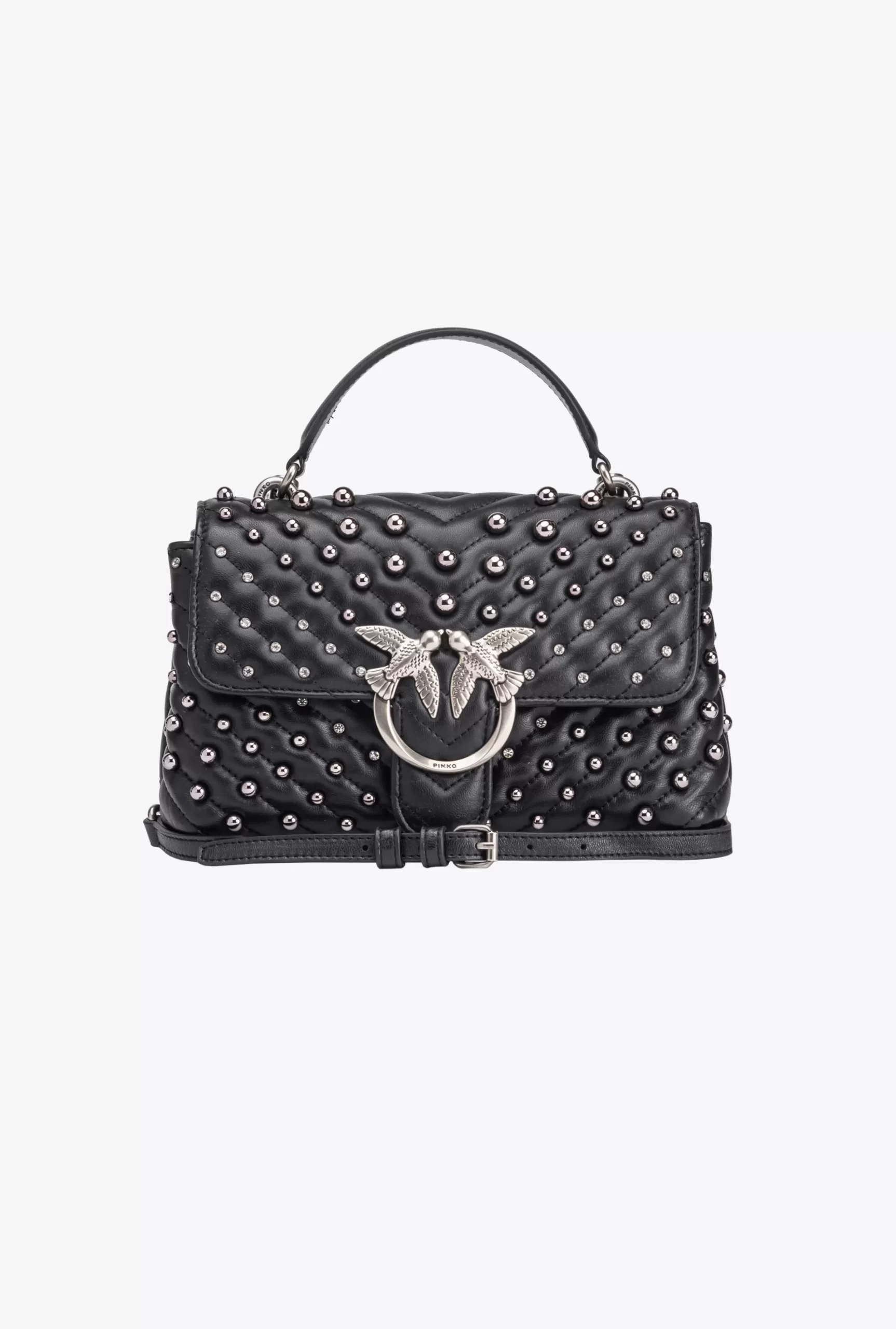 PINKO Mini Lady Love Bag Puff In Nappa With Appliqués Outlet