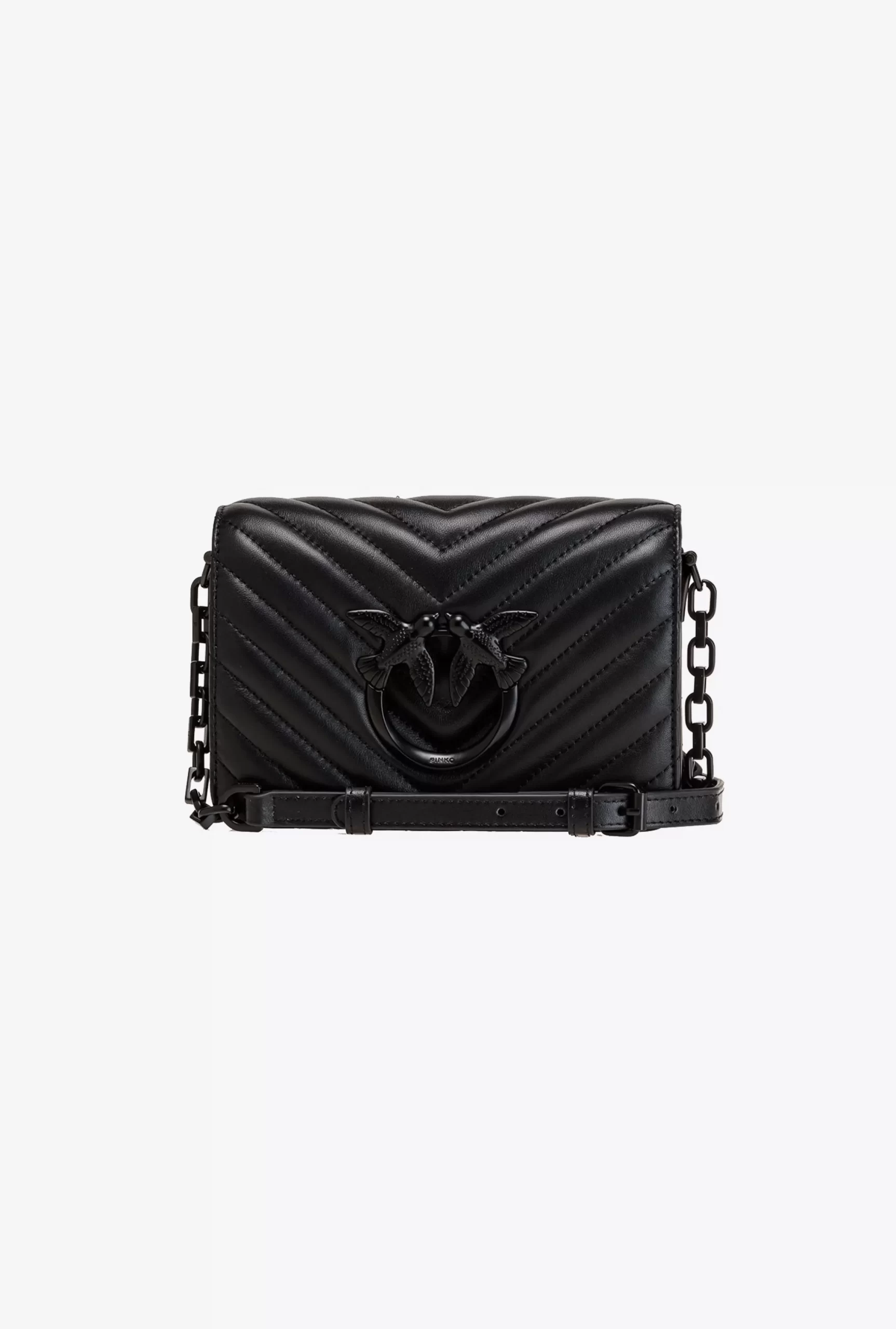 PINKO Mini Love Bag Click Chevron Colour Block Outlet