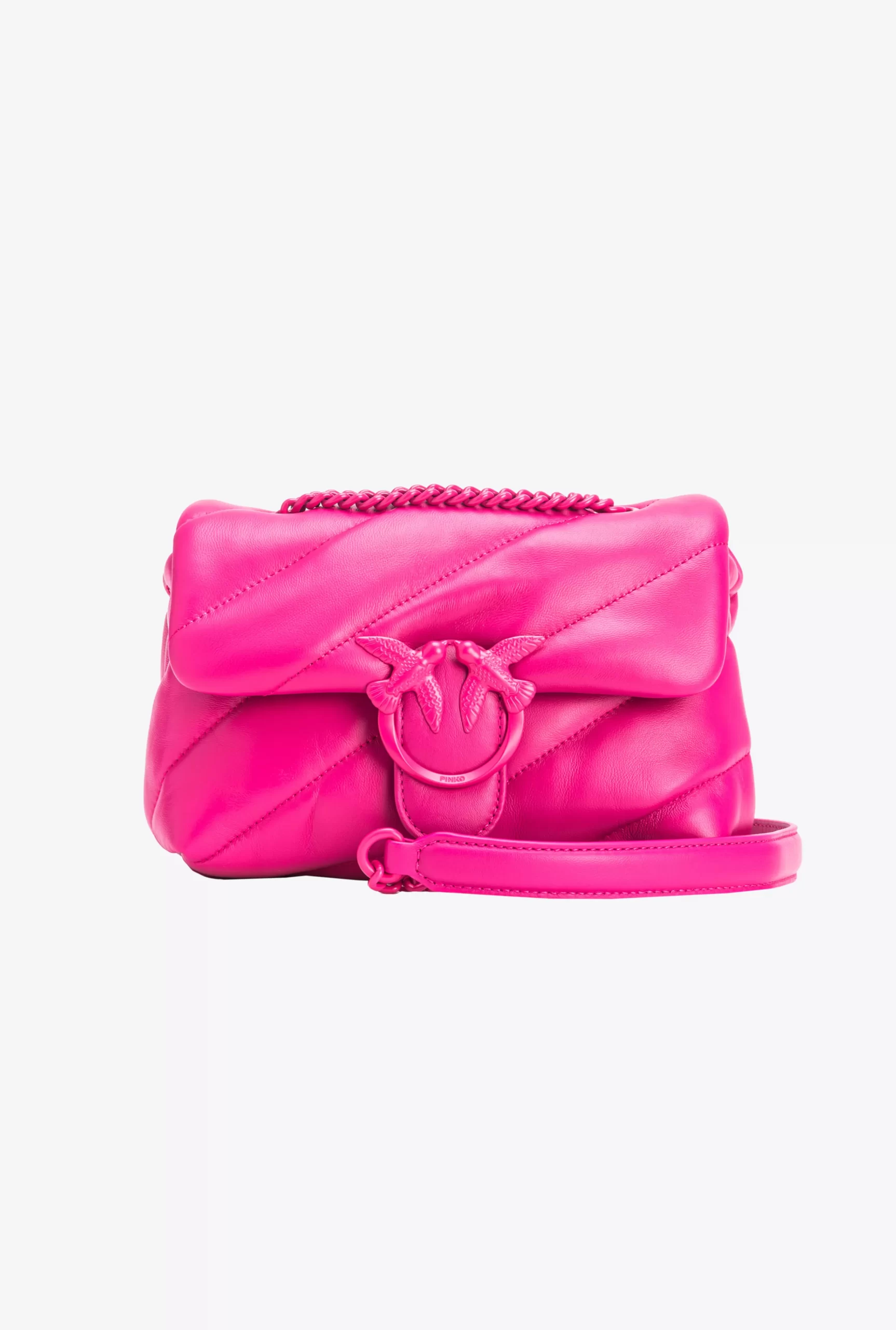 PINKO Mini Love Bag Puff In Colour-block Nappa Leather Shop